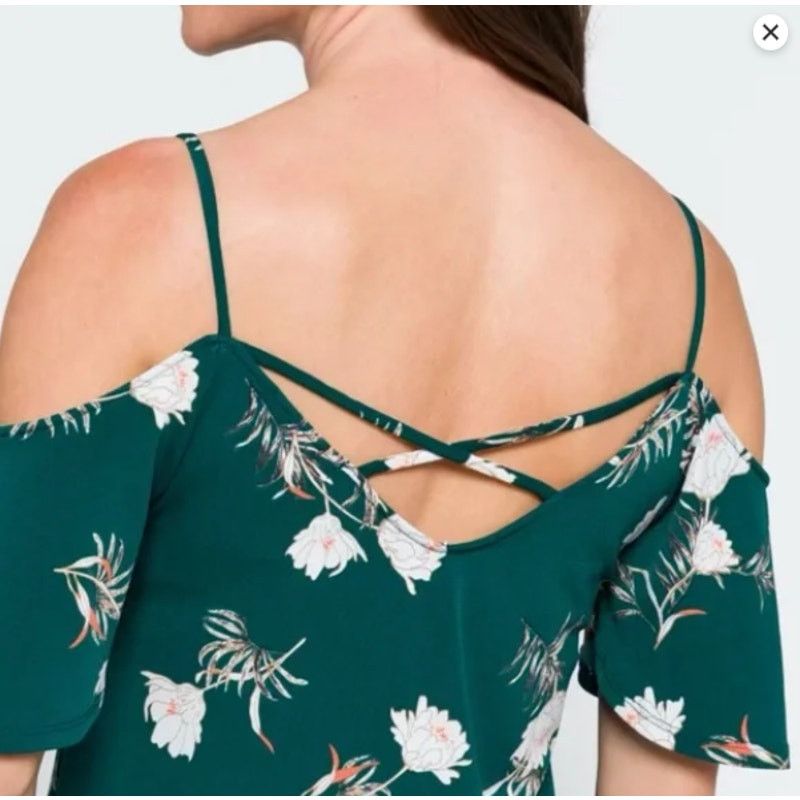 Other Valette Back Detail Knit Tank Top Stitch Fix Cold Shoulder Size L / US 10 / IT 46 - 13 Thumbnail