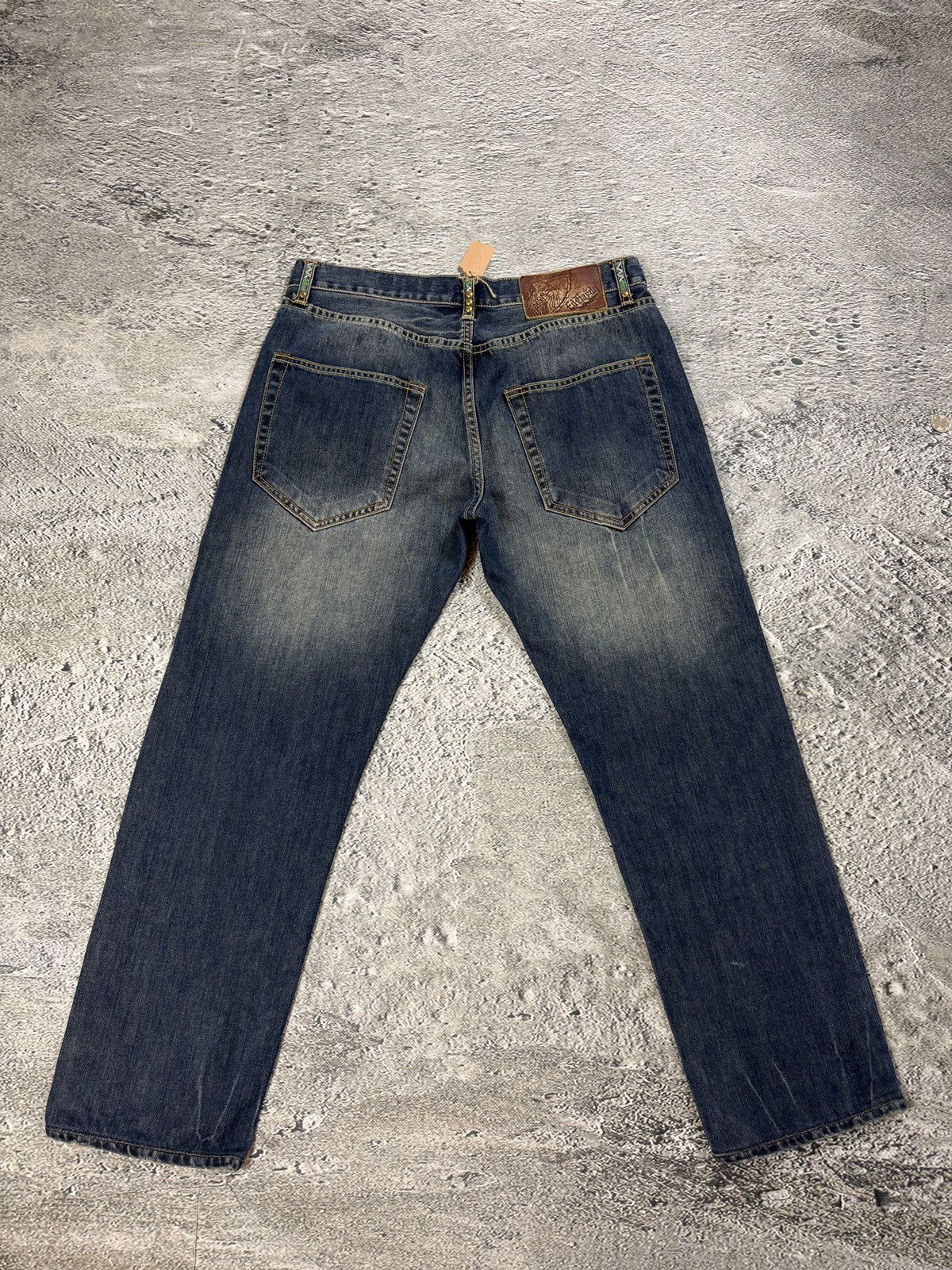 Ed Hardy Ed Hardy Christian Audigier vintage jeans big logo pants 420 Size US 34 / EU 50 - 10 Thumbnail