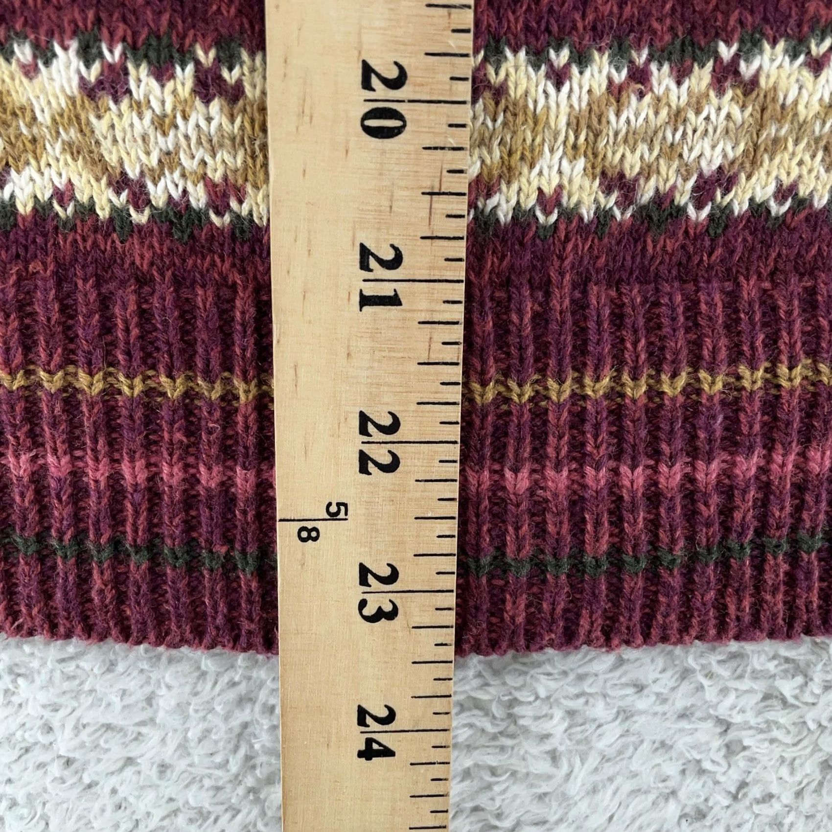 Vintage VINTAGE Heirloom Collectibles Cardigan Sweater Womens XS ZIP Fair Isle Red Knit Long Sleeve Mock Neck Raglan Sleeve Full Zip Autumn Winter 90s Size XS / US 0-2 / IT 36-38 - 6 Thumbnail