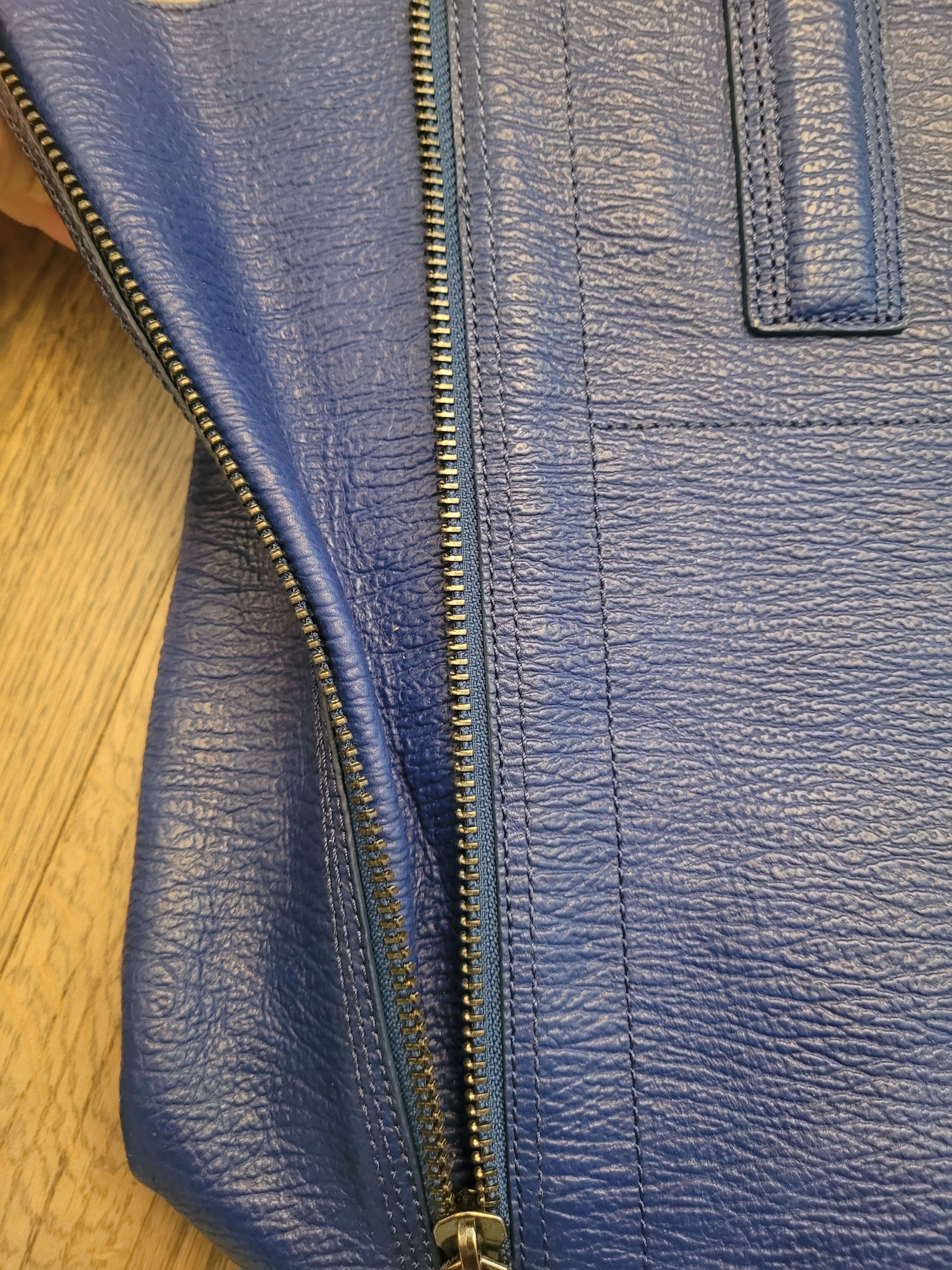 3.1 Phillip Lim 3.1 Phillip Lim Pashli Tote leather bag - cobalt blue Large Size ONE SIZE - 6 Thumbnail