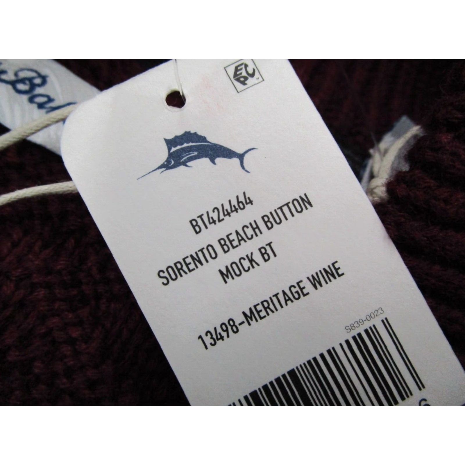 Tommy Bahama Tommy Bahama Sweater Mens 2XL XXL Big Red Sorento Beach Button Pullover Mock Neck Knit Pullover Casual Travel Workwear Solid Red Big & Tall Mens Size US XXL / EU 58 / 5 - 4 Thumbnail
