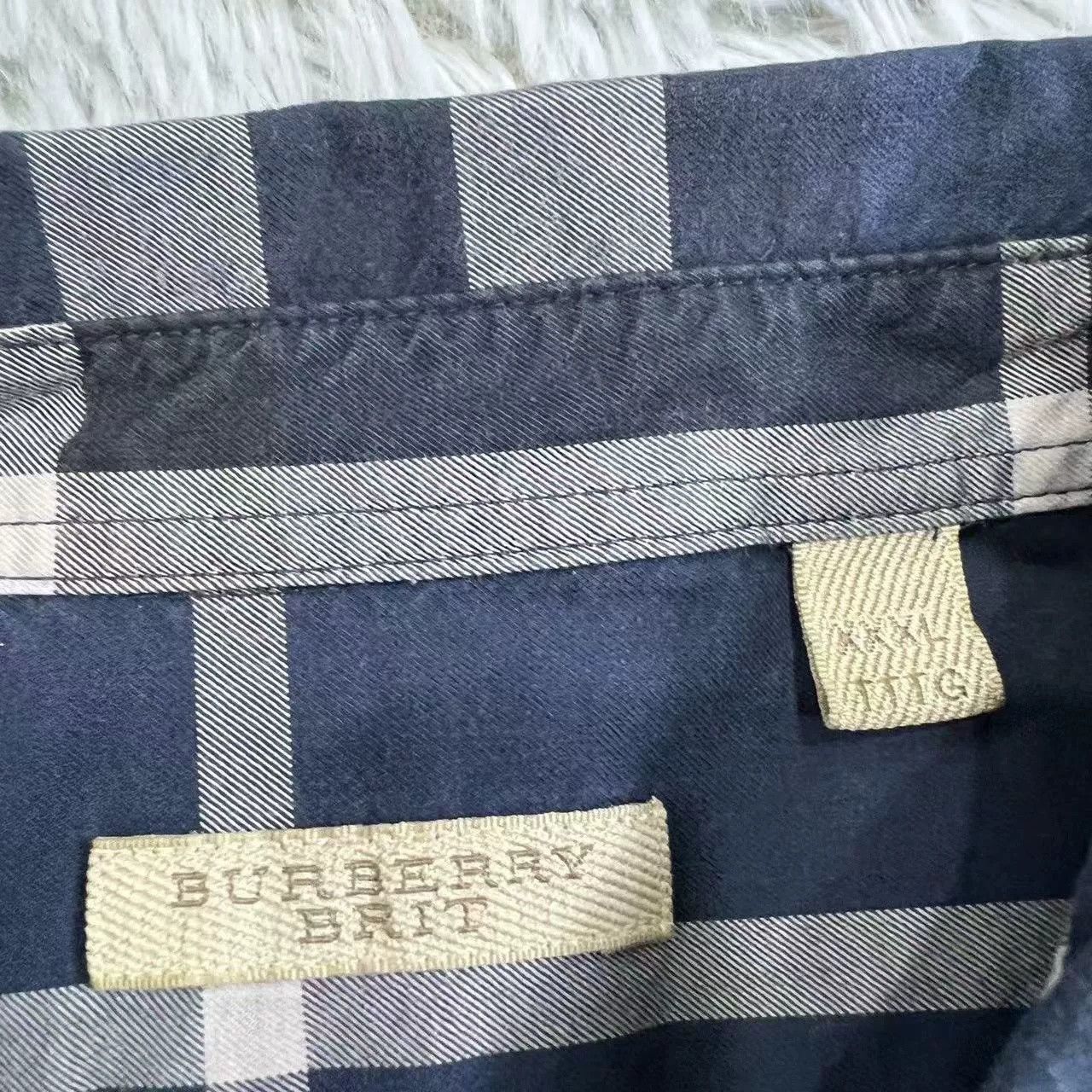 Burberry Burberry Long-Sleeve Check Shirt Size US XXL / EU 58 / 5 - 4 Thumbnail