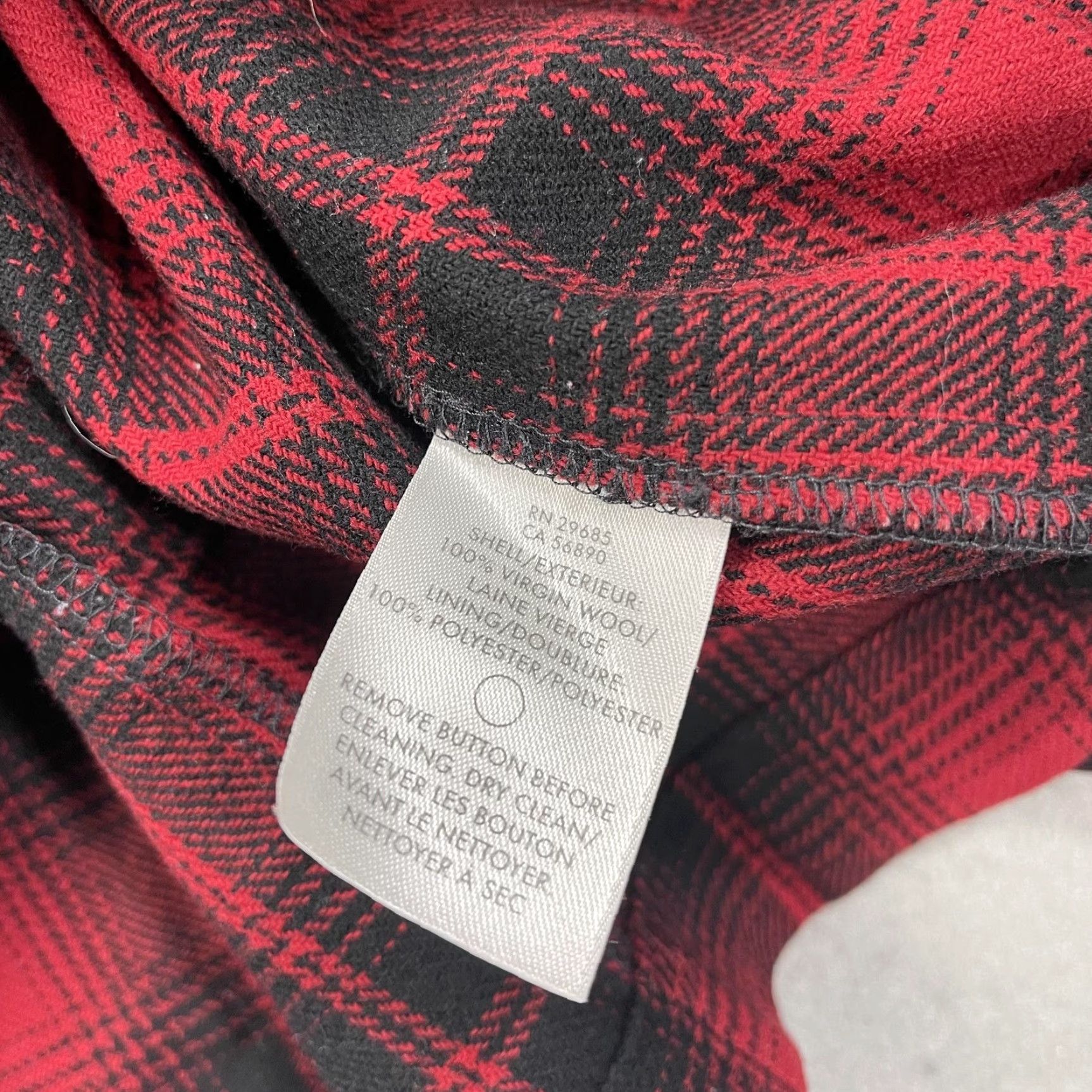 Pendleton VINTAGE Pendleton Jacket Womens M Red Plaid 100% Wool Button Front Lined Flannel Size M / US 6-8 / IT 42-44 - 5 Thumbnail