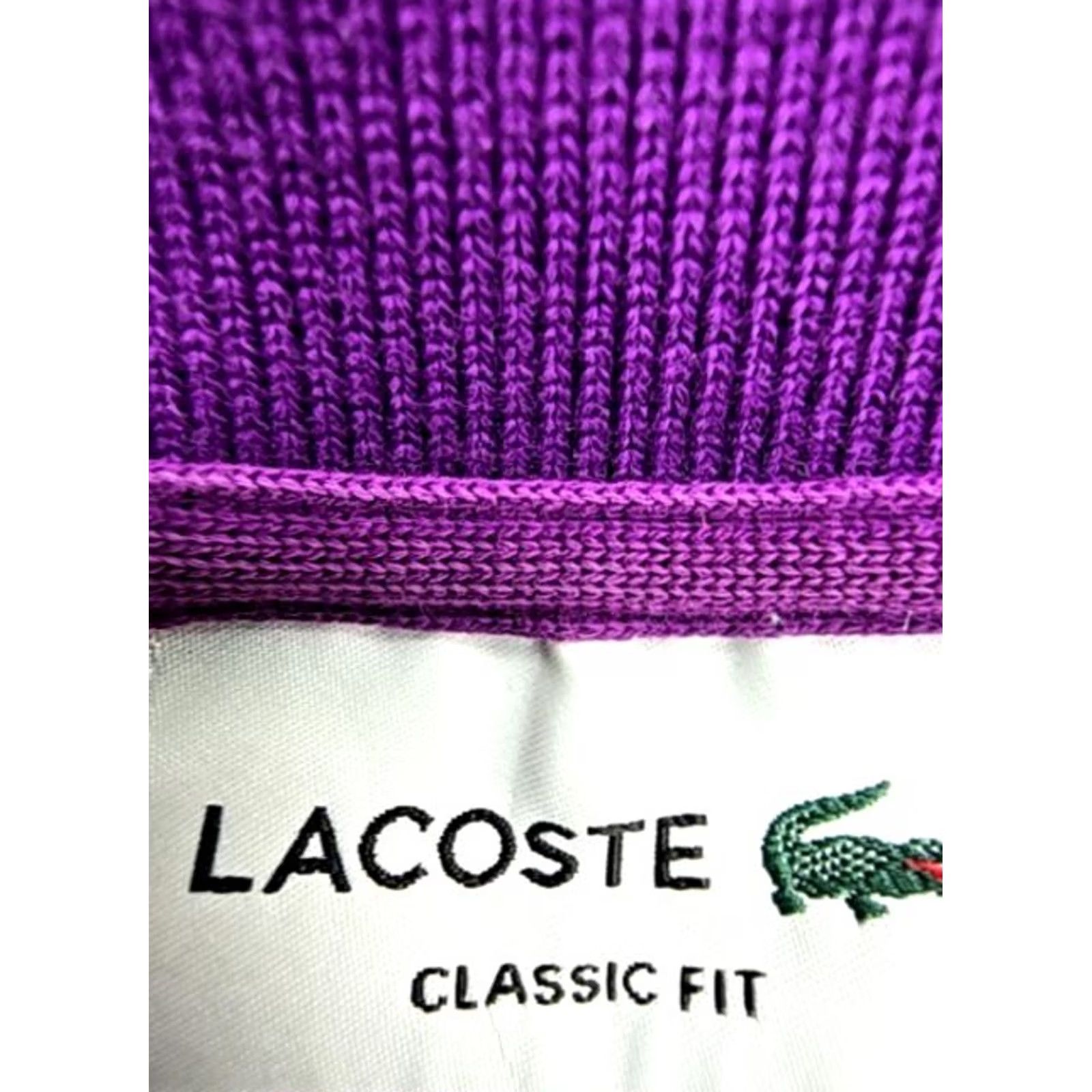 Lacoste Lacoste Polo Shirt Mens M Purple Cotton Pique Short Sleeve Classic Fit Shirt Size US M / EU 48-50 / 2 - 3 Thumbnail