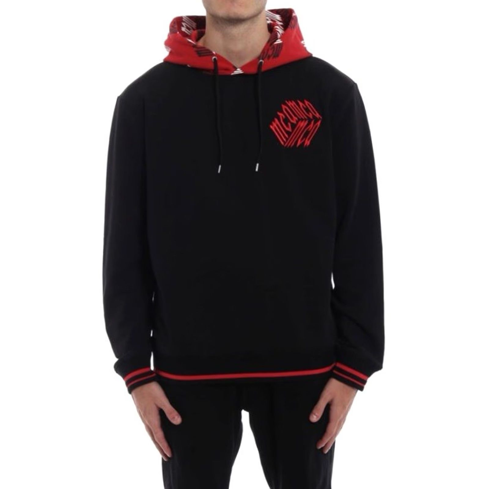 Alexander McQueen VINTAGE Alexander McQueen MCQ Black Hoodie Rare Retro XL Mens Hoodie Pullover Black 2000s Retro MCQ Size US XL / EU 56 / 4 - 4 Thumbnail