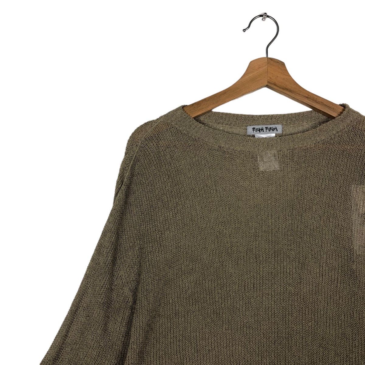 Beauty Beast 🔥Vintage Distressed Knit Sweatshirt Fuga Fuga Issey Miyake Size US M / EU 48-50 / 2 - 6 Thumbnail