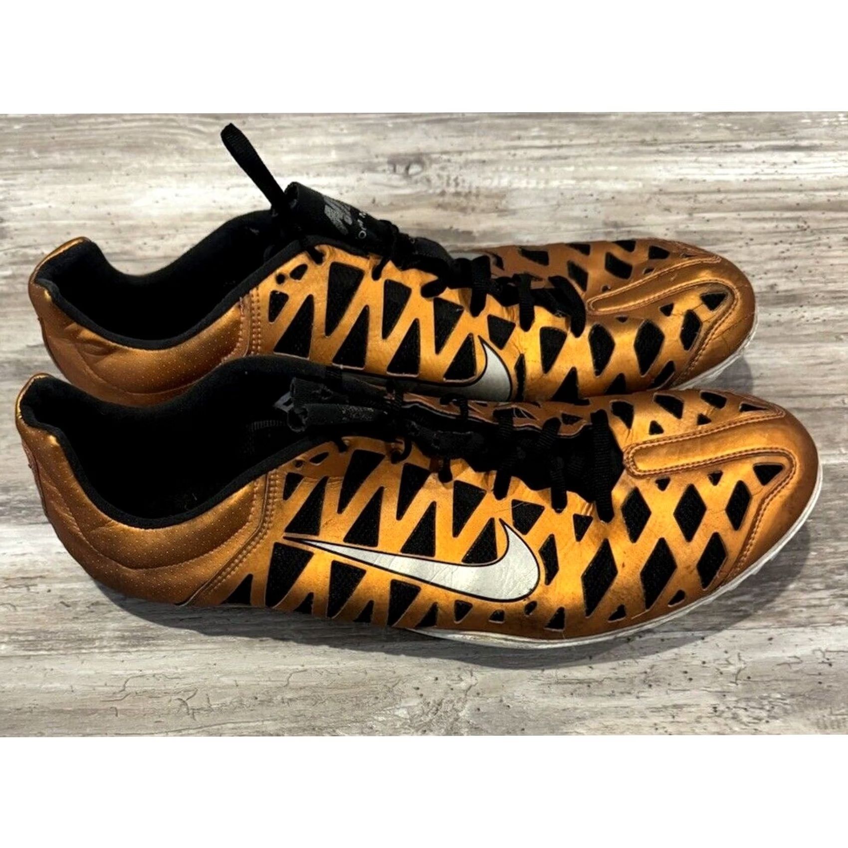 Nike Nike Zoom Maxcat 3 Orange Black Size 12 Track Spikes Mens Size US 12 / EU 45 - 2 Thumbnail