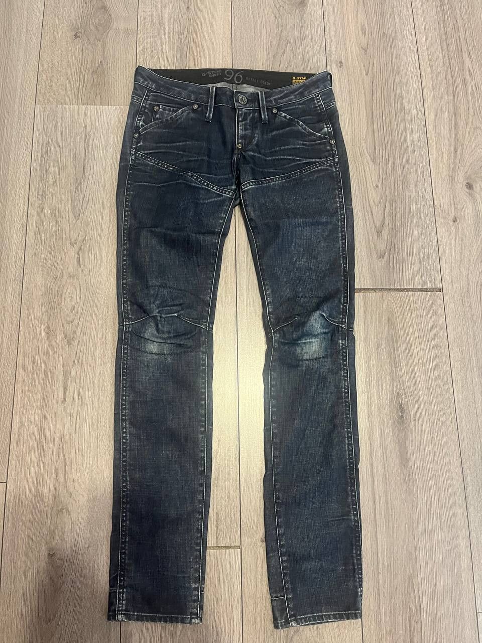 G-Star G-Star Elwood Heritage Narrow Women Embro Blue Jeans Size 25" / US 0 / IT 36 - 2 Thumbnail