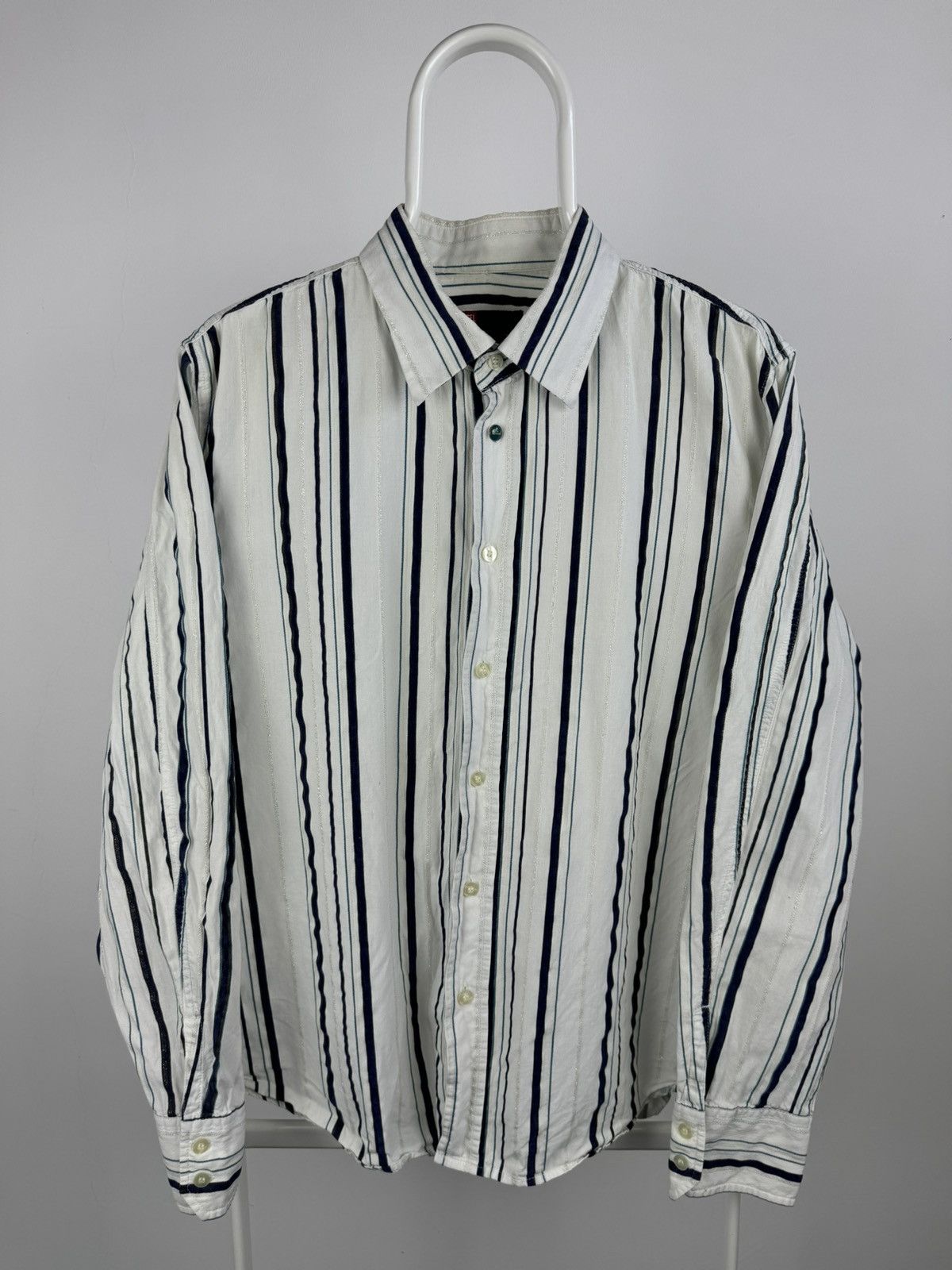 Diesel Vintage Diesel Multicolour Long Sleeve Shirt Size US XL / EU 56 / 4 - 1 Thumbnail