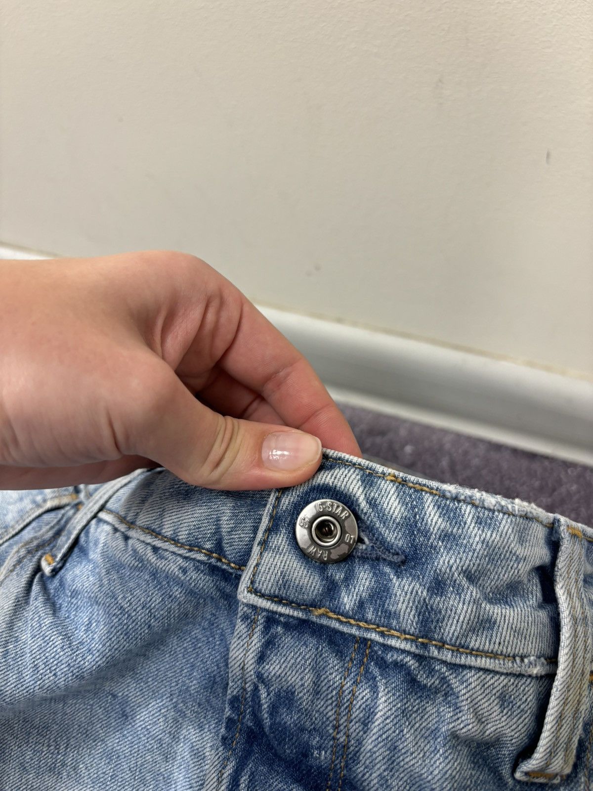 G-Star Vintage G-Star Raw Restored Arc Relaxed Tapered Denim Jeans Size US 32 / EU 48 - 8 Thumbnail