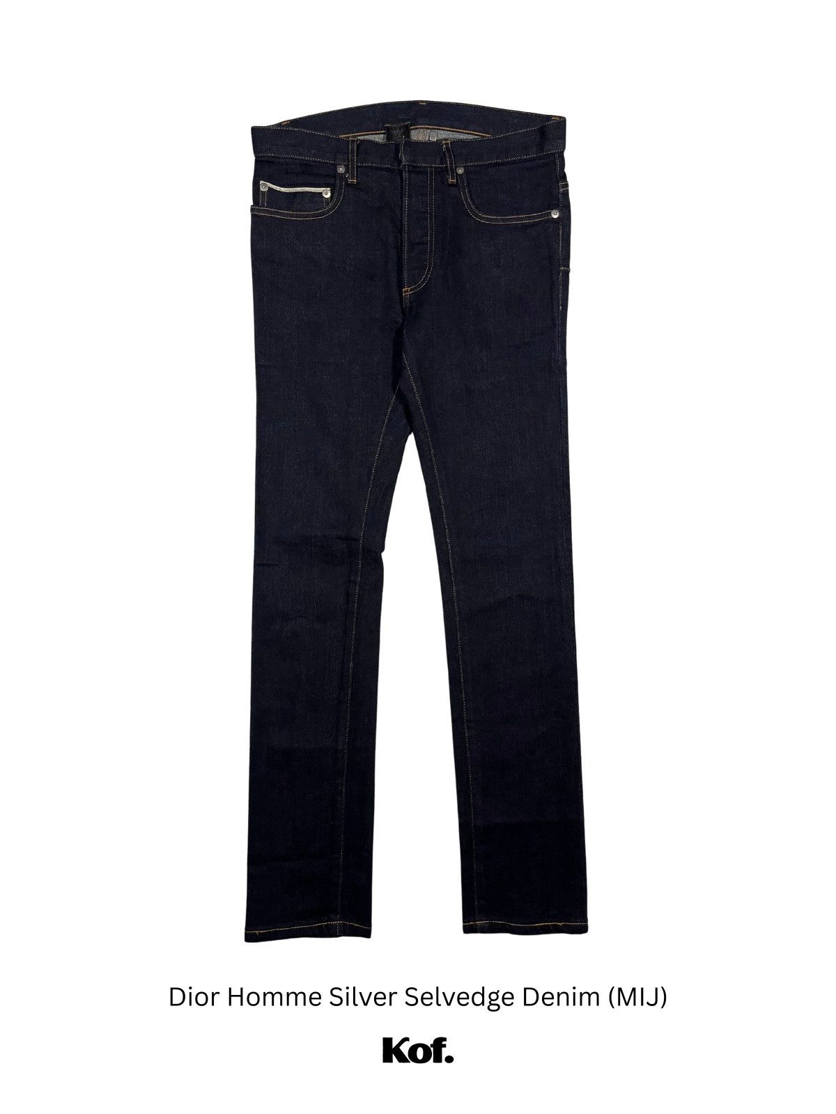Dior Dior Homme Silver Selvedge Denim Size US 28 / EU 44 - 1 Thumbnail