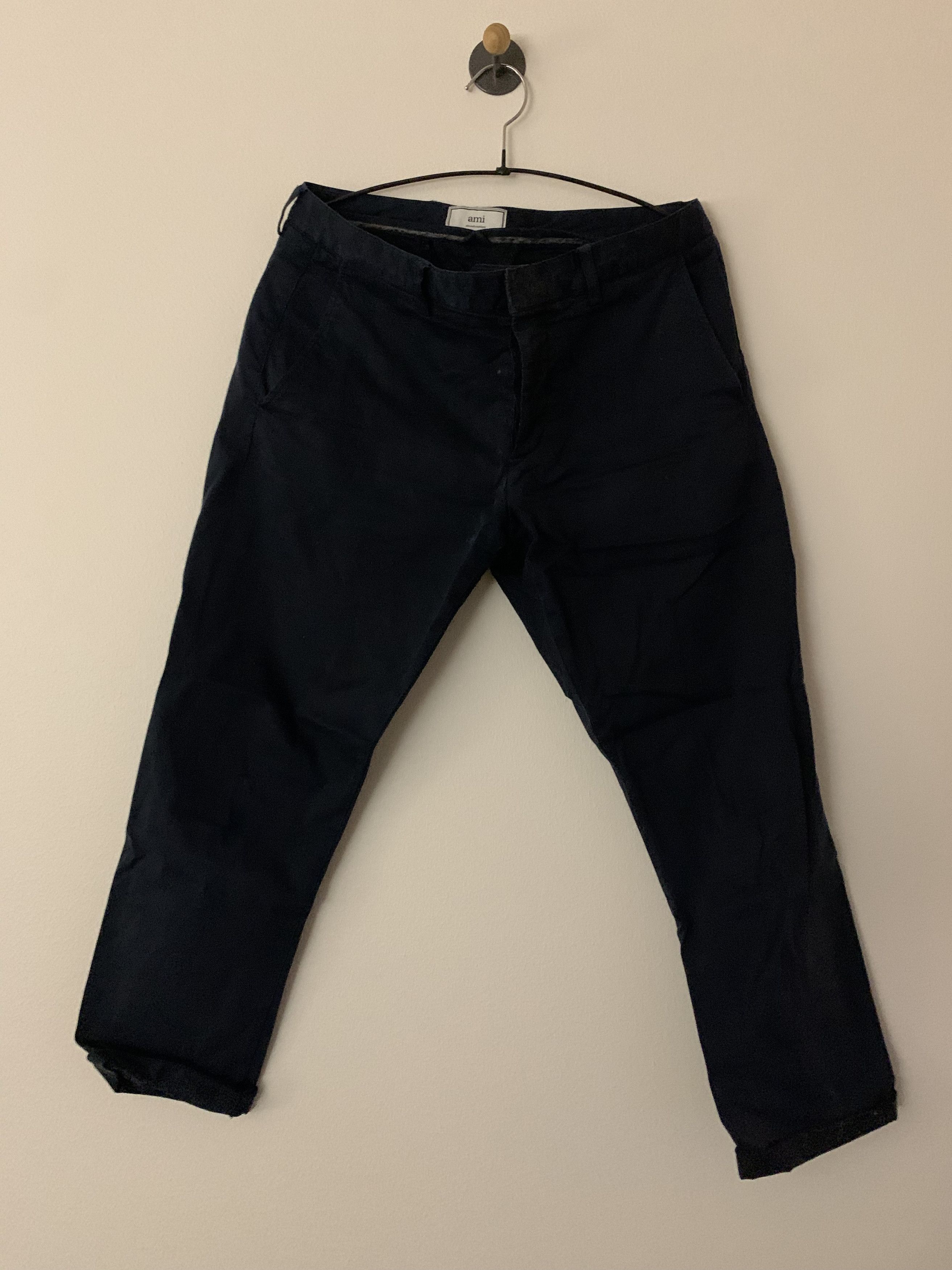 AMI AMI Slim-Fit Cotton-Twill Chinos Size US 30 / EU 46 - 1 Thumbnail