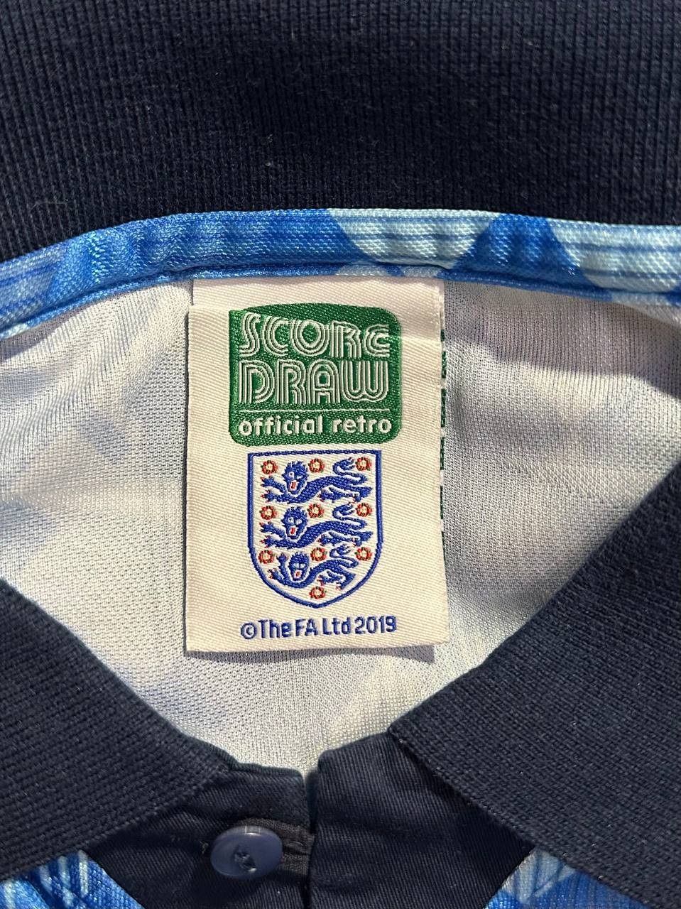 Other England Retro 1990 92 Third Score Draw football Shirt Jersey Size US M / EU 48-50 / 2 - 9 Thumbnail