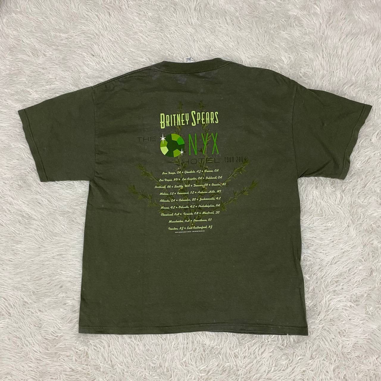 Band Tees Vintage Y2K solo singer britney spears pop band tour 2004 Size US M / EU 48-50 / 2 - 2 Thumbnail