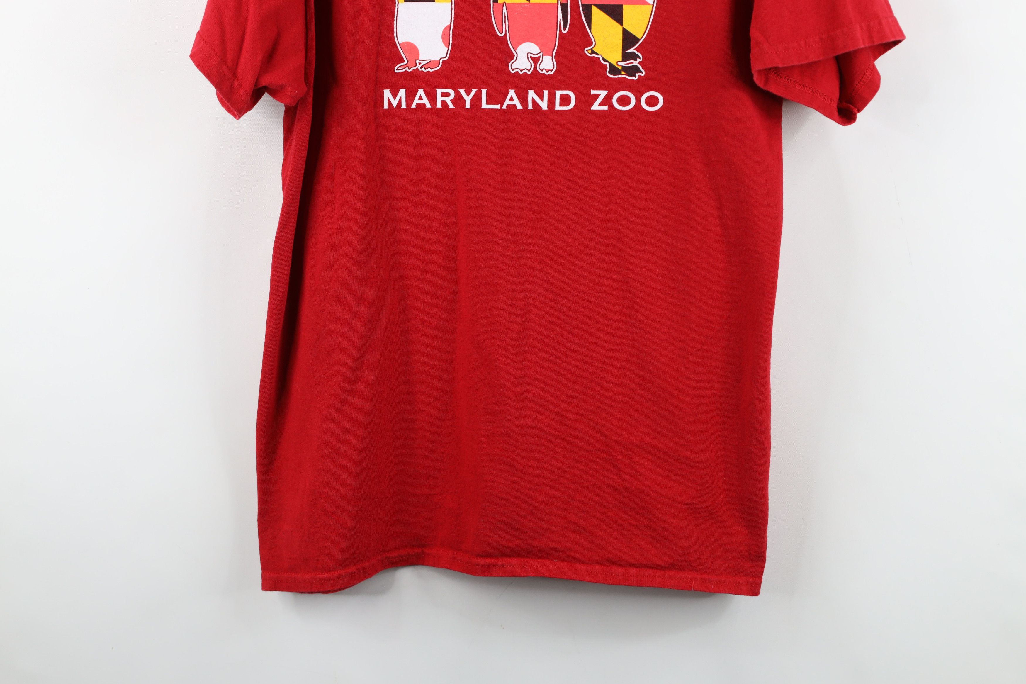 Vintage Vintage Spell Out Maryland Zoo Penguins Short Sleeve T-Shirt Size US L / EU 52-54 / 3 - 3 Thumbnail