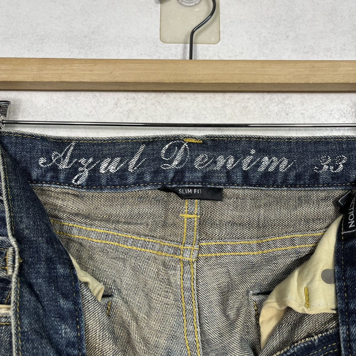 Japanese Brand Vintage Azul By Moussy Distressed Denim Size 32" / US 10 / IT 46 - 18 Thumbnail