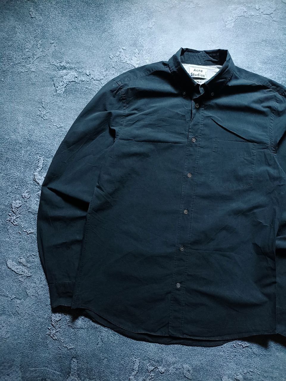 Acne Studios AW14 Acne Studios Men’s Isherwood Pop Shirt Grey Size US M / EU 48-50 / 2 - 3 Thumbnail