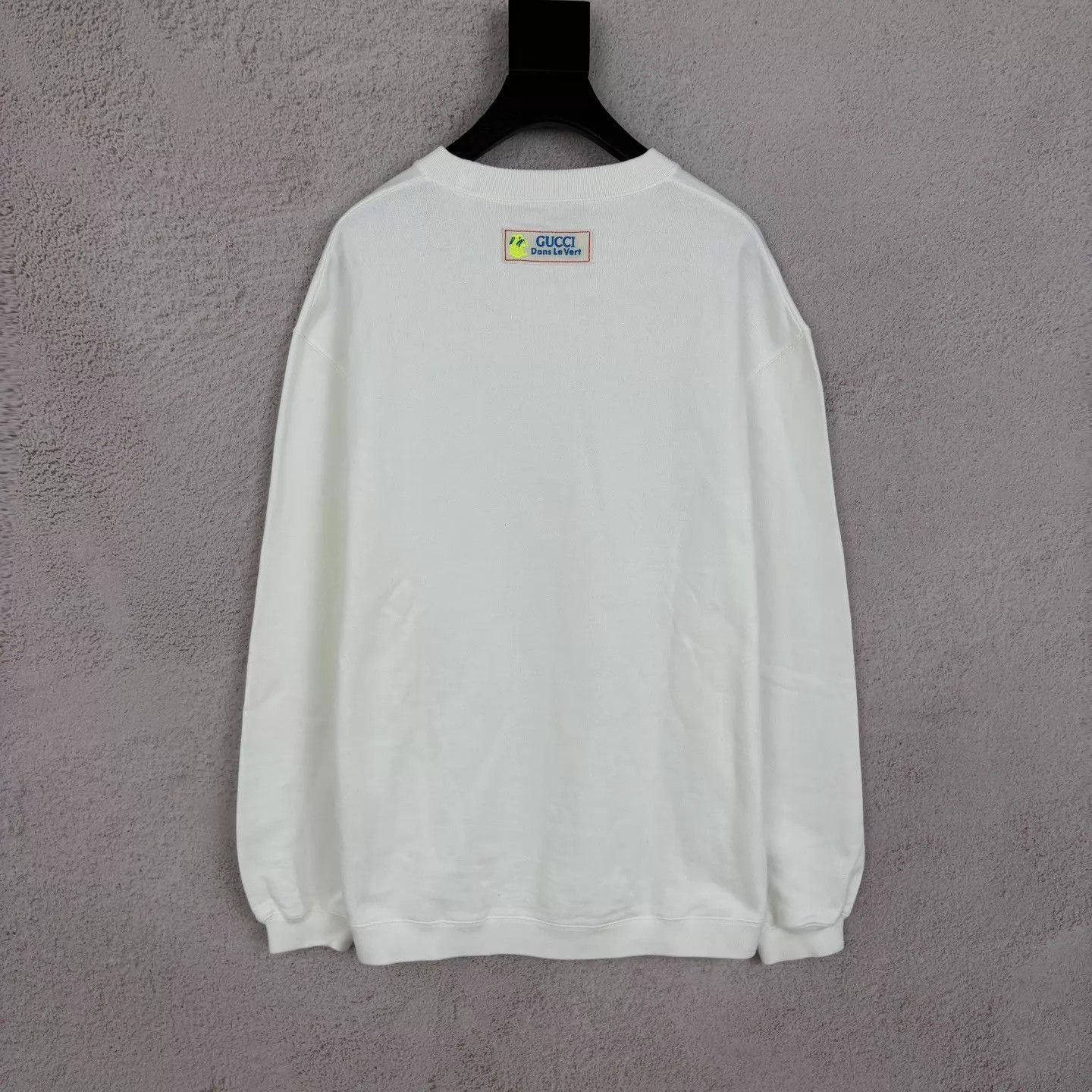 Gucci Gucci White Color Blocked Logo New Sweatshirt S Size US S / EU 44-46 / 1 - 2 Thumbnail