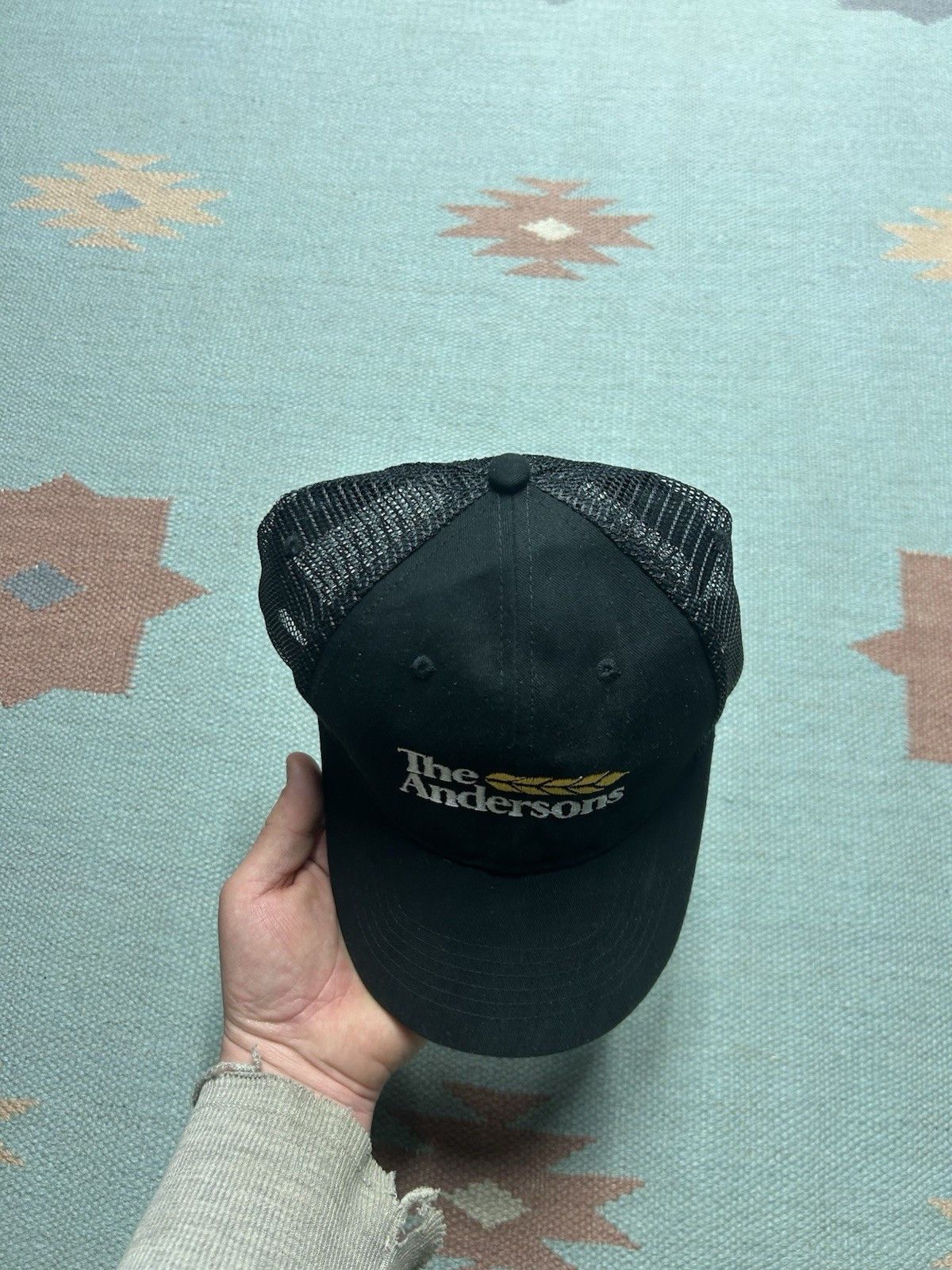 Vintage Vtg strap hat trucker The Andersons farm seed grain elevator Size ONE SIZE - 3 Thumbnail