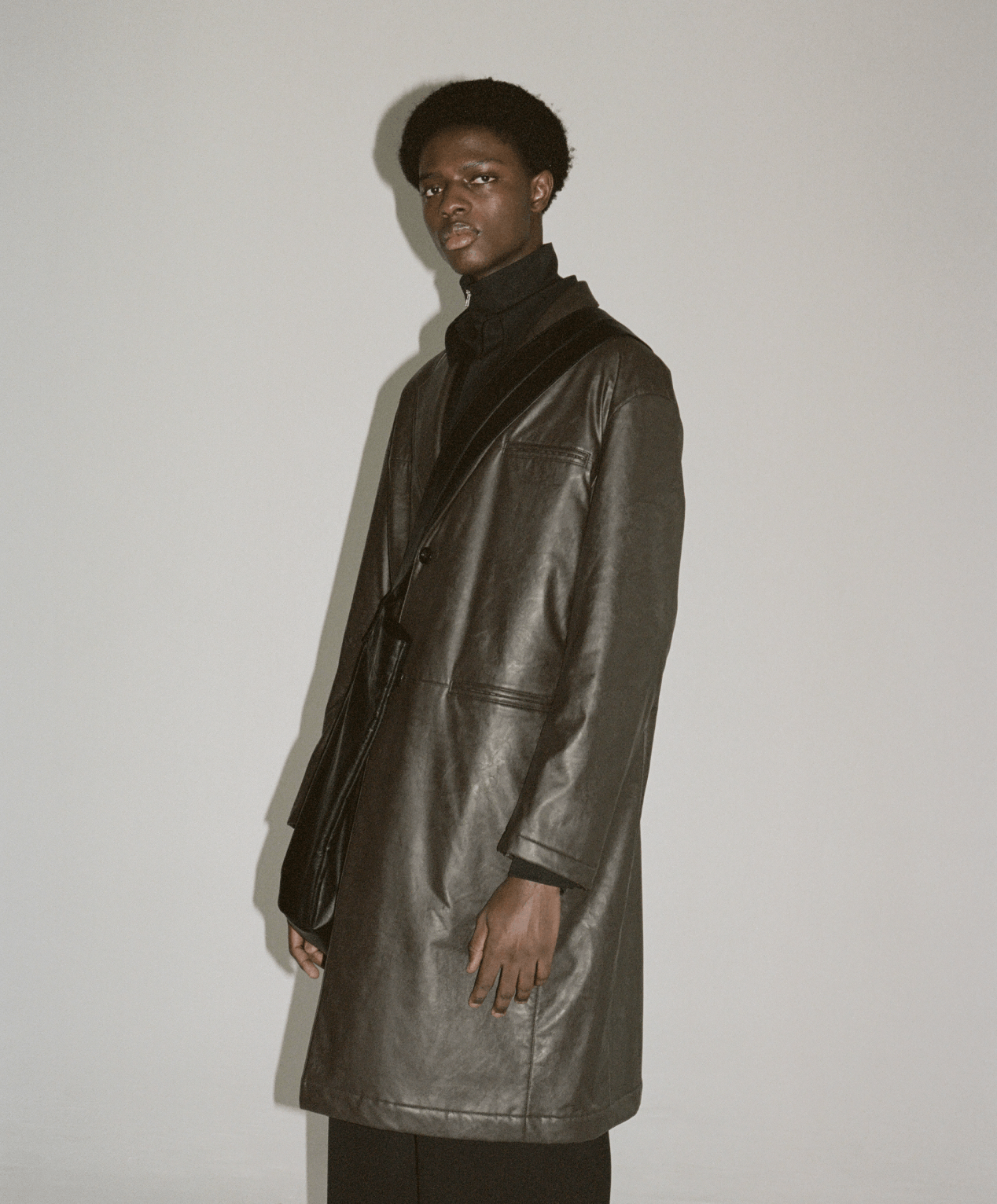 Other Padded Leather Coat Size US L / EU 52-54 / 3 - 4 Thumbnail