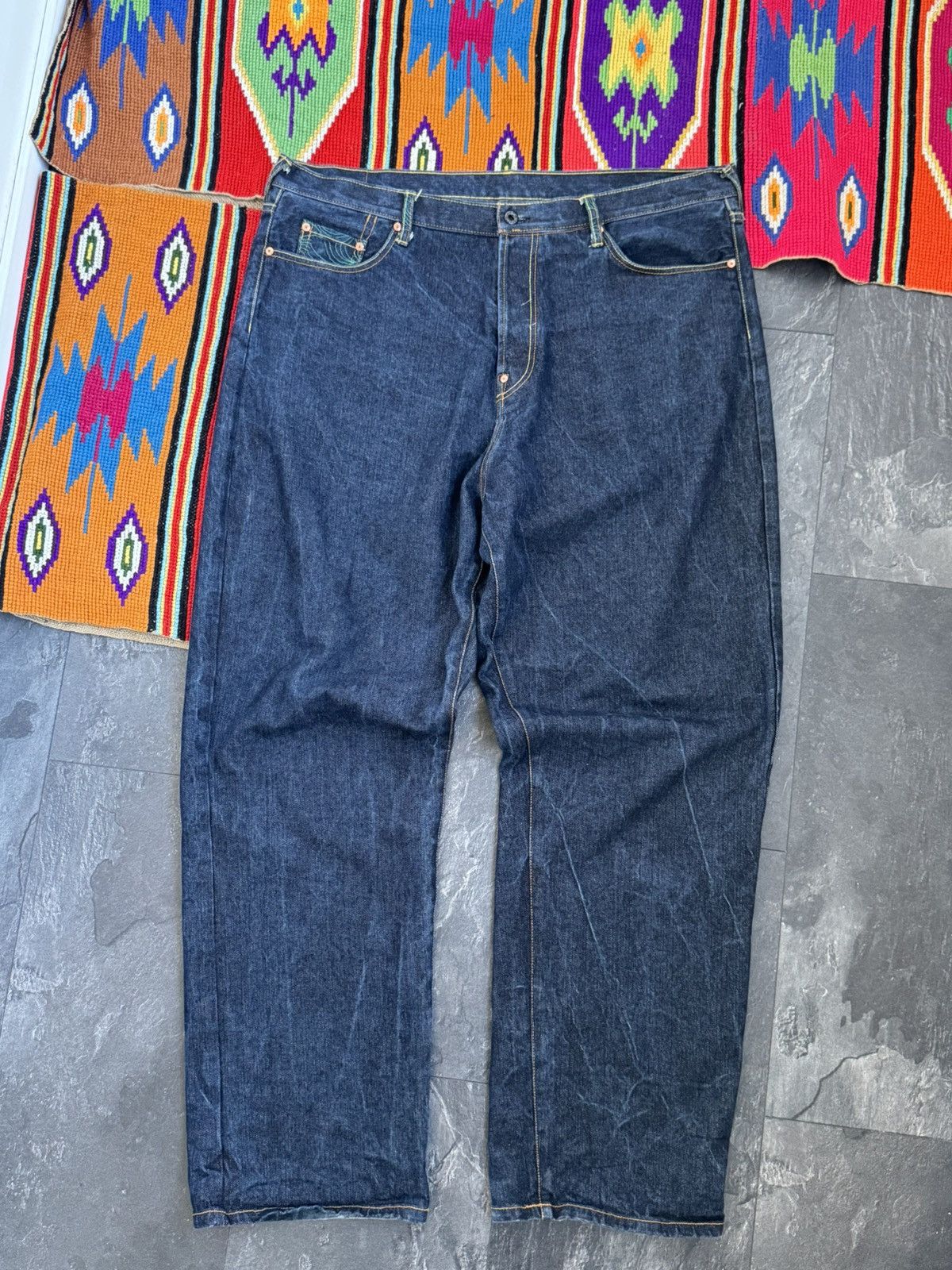 Red Monkey Red Monkey Company Embroidery Pocket Japan Denim Size US 40 / EU 56 - 7 Thumbnail