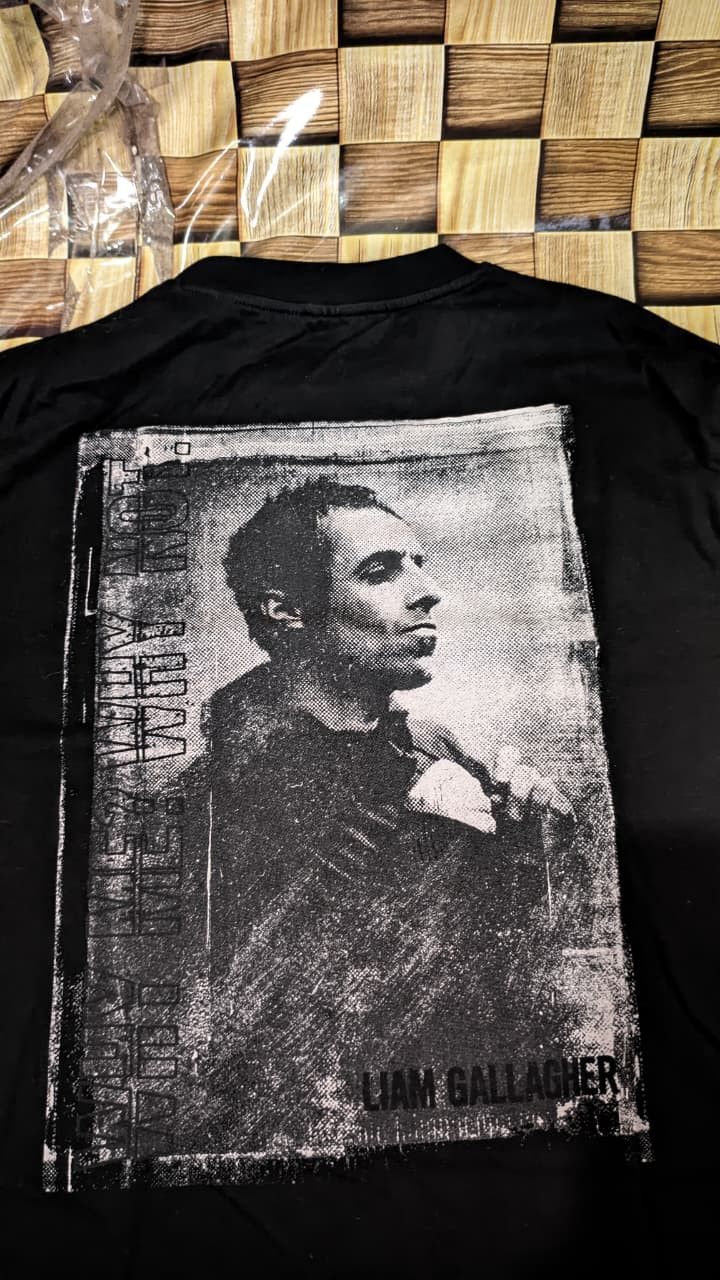 Band Tees LIAM GALLAGHER OASIS PHOTO TEE MUSICIAN 2021 Size US M / EU 48-50 / 2 - 1 Thumbnail