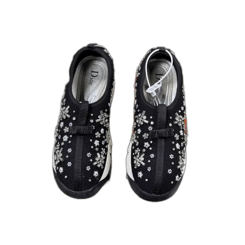 Dior Dior SlipOn Sneakers with Floral Accents-2506 Size US 5.5 / IT 35.5 - 1 Thumbnail
