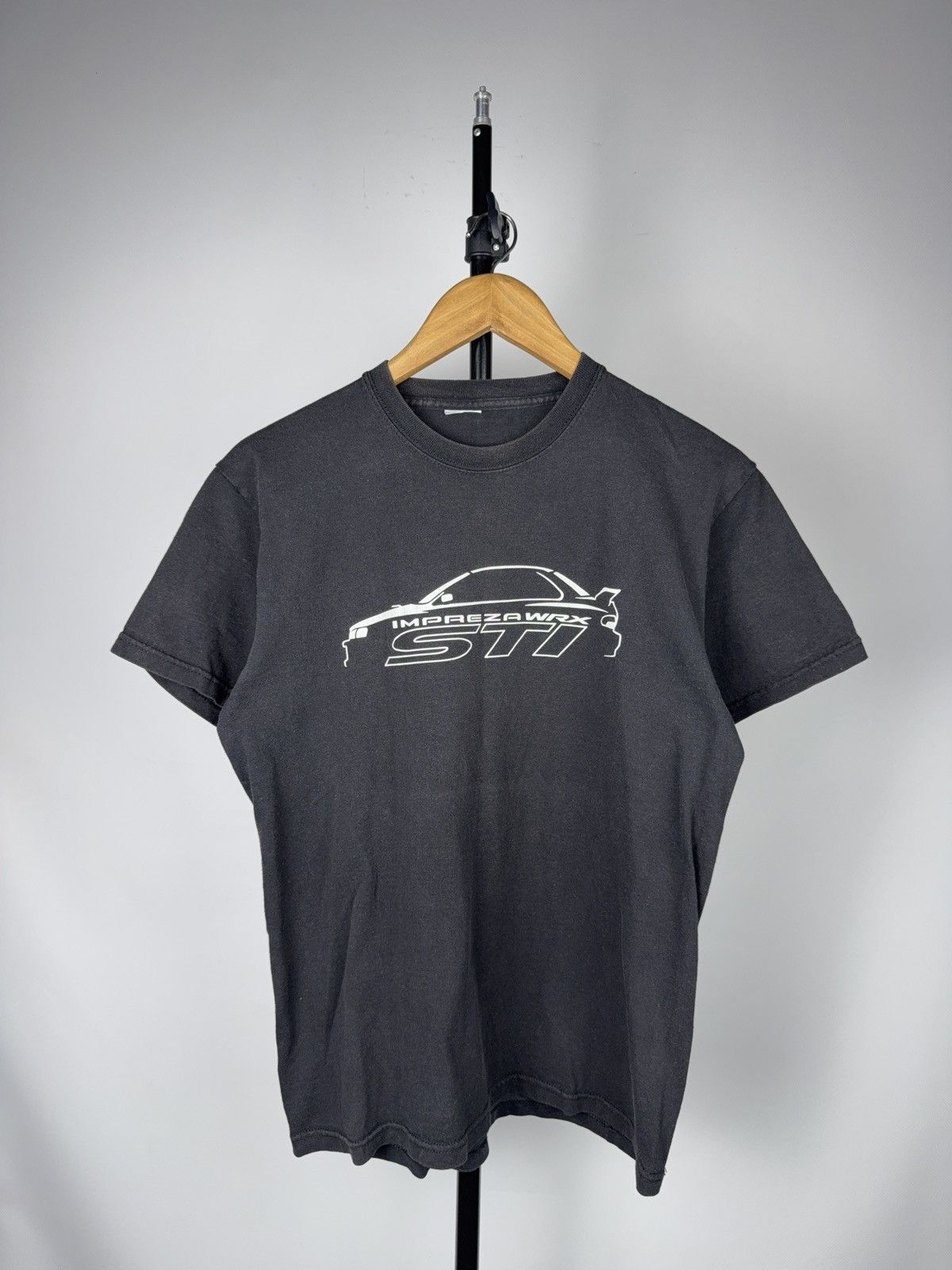 Vintage 00s Subaru Impreza WRX STI JDM Graphic Faded Racing T-Shirt Size US M / EU 48-50 / 2 - 1 Thumbnail