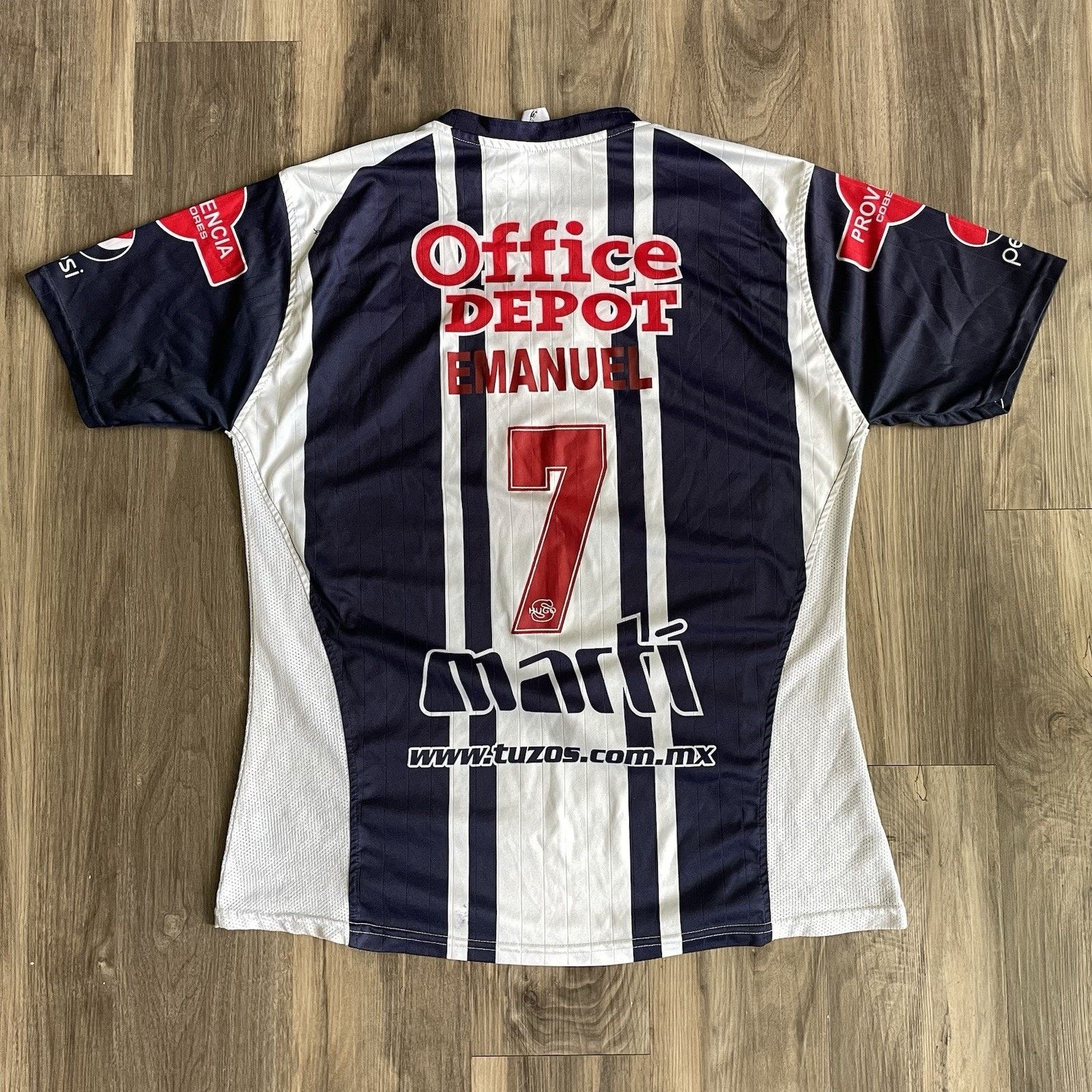 Vintage Club Pachuca Home Soccer Jersey Gamesa Office Depot Size L Size US L / EU 52-54 / 3 - 4 Thumbnail