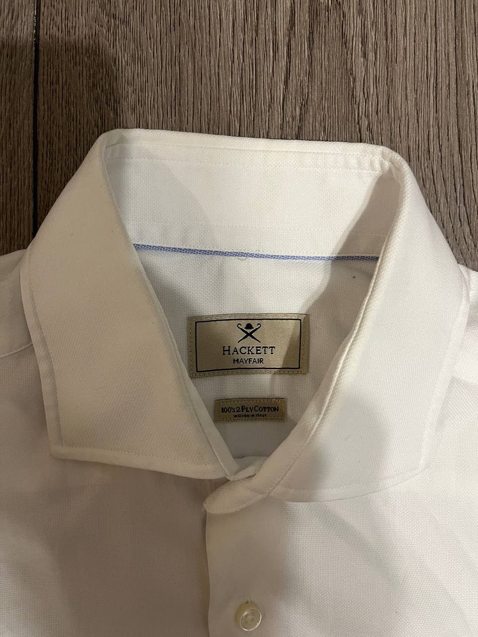 Hackett Hackett Mayfair Button-Up Shirt Men's Slim Fit White Size US S / EU 44-46 / 1 - 3 Thumbnail