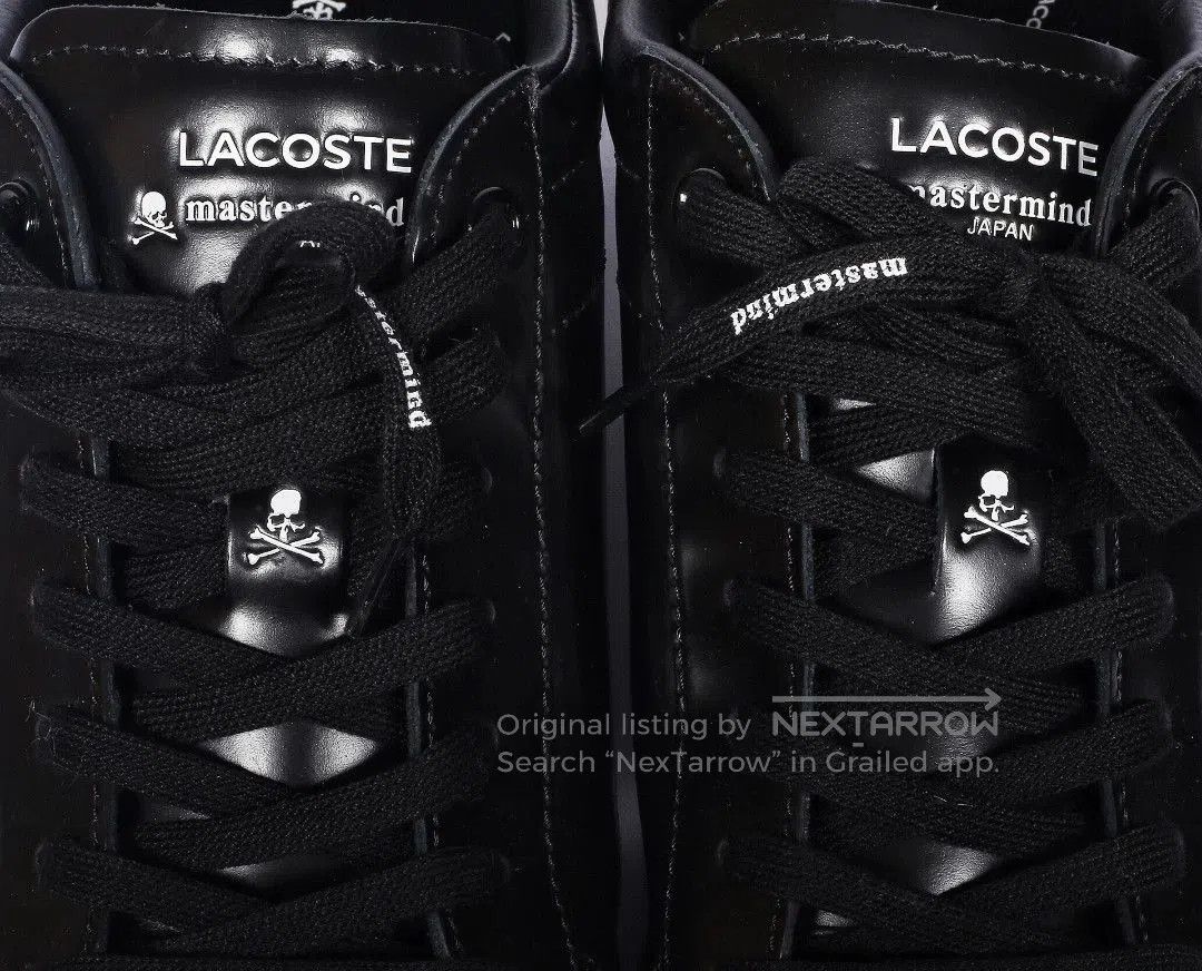 Mastermind Japan mastermind Japan x Lacoste Leather Sneakers. Size US 10.5 / EU 43-44 - 4 Thumbnail