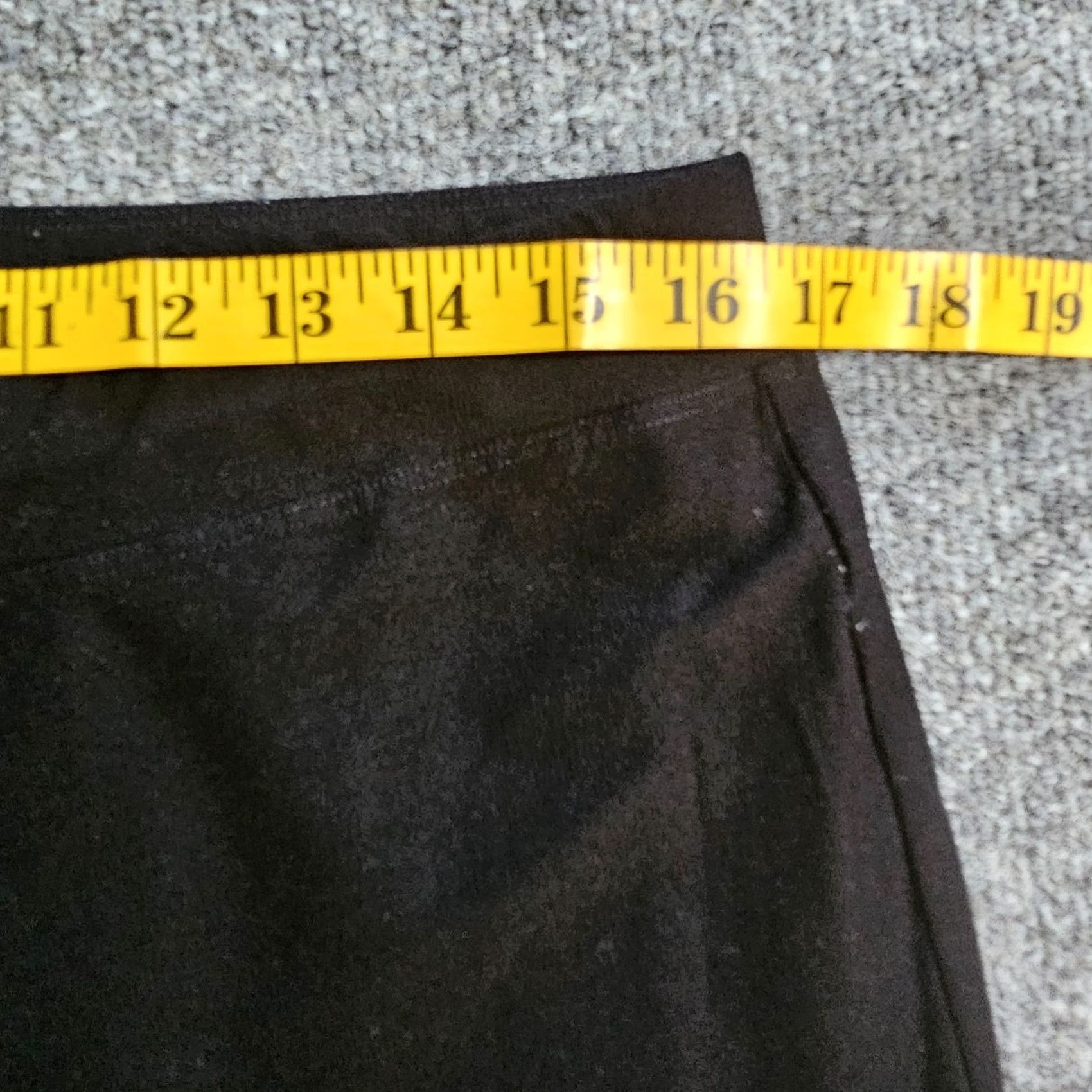 Eileen Fisher Eileen Fisher Pants Womens Medium Pull On Leggings Elastic Waist Mid Rise Casual Knit Black Ankle Length 27in Flat Front Tapered Size 32" / US 10 / IT 46 - 4 Thumbnail