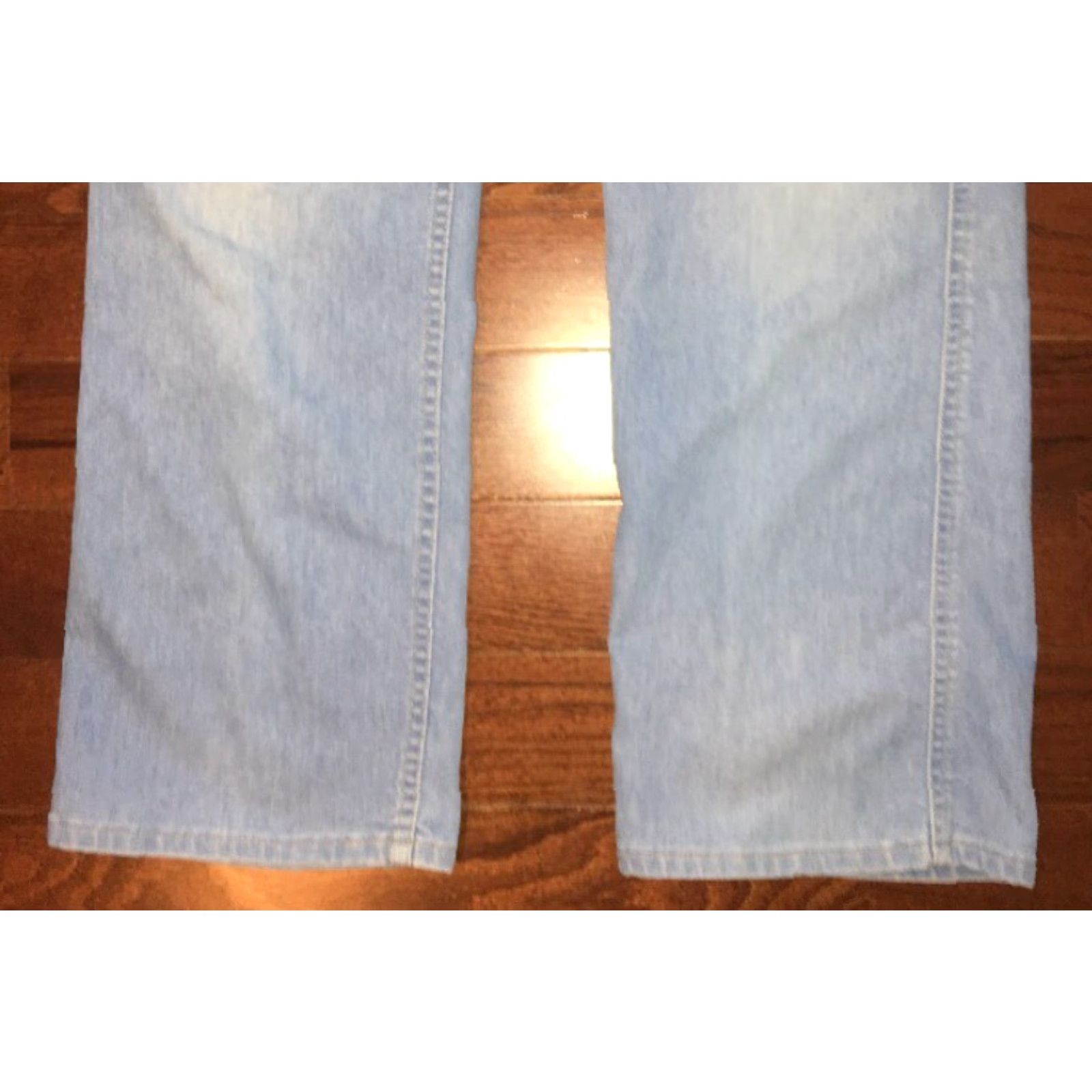 Vintage VINTAGE Levi’s Jeans Action Jeans Men 37 x 31 Light Blue USA Made Mens jeans 90s style Size US 37 - 3 Thumbnail