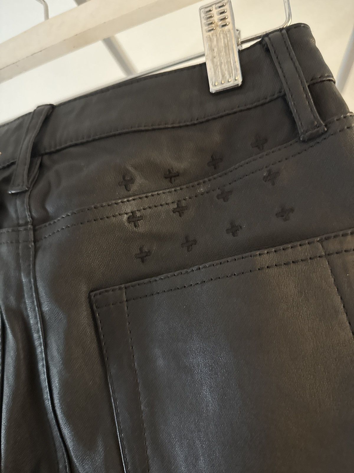 Ksubi Night Owl Leather Pants : brand new Size 26" / US 2 / IT 38 - 2 Thumbnail