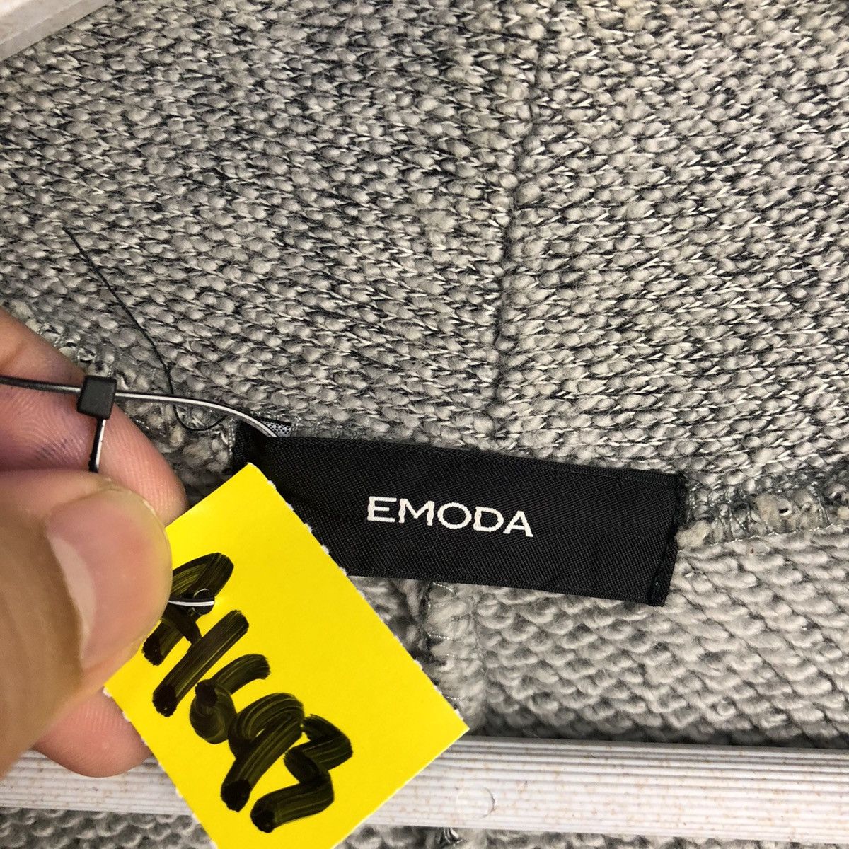 Homespun Knitwear × Japanese Brand Emoda Grey Cardigan Knitwear #A1693 Size L / US 10 / IT 46 - 10 Thumbnail