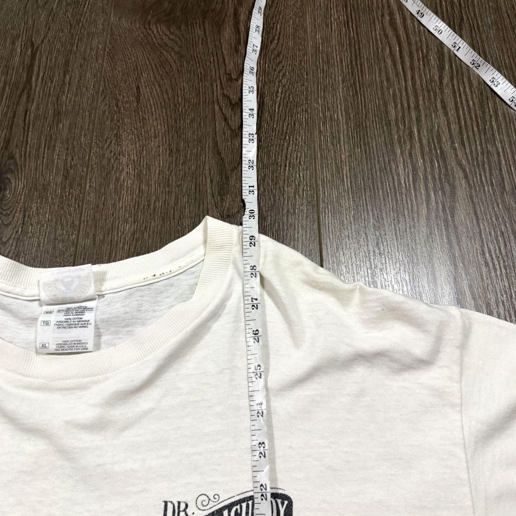 Vintage VINTAGE Touch of Gold shirt Mens XL White Slogan Graphic 90s Dr Vanillacuddy Shirt Mens XL White Tee Graphic Alcohol 90s Mens Clothing Size US XL / EU 56 / 4 - 7 Thumbnail