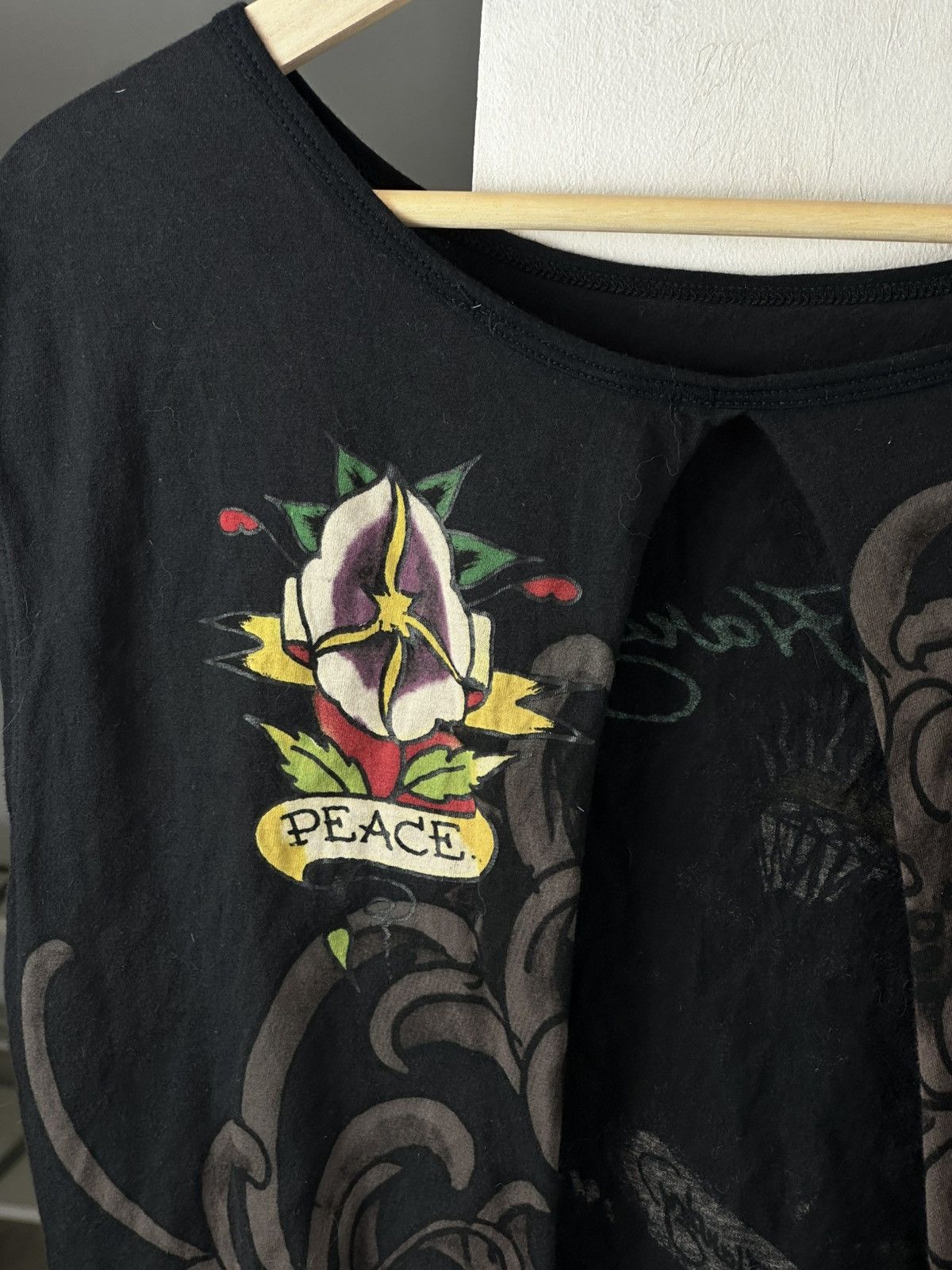 Ed Hardy Vintage Ed Hardy Top Sleeveless Big Logo Y2K USA Size S / US 4 / IT 40 - 7 Thumbnail