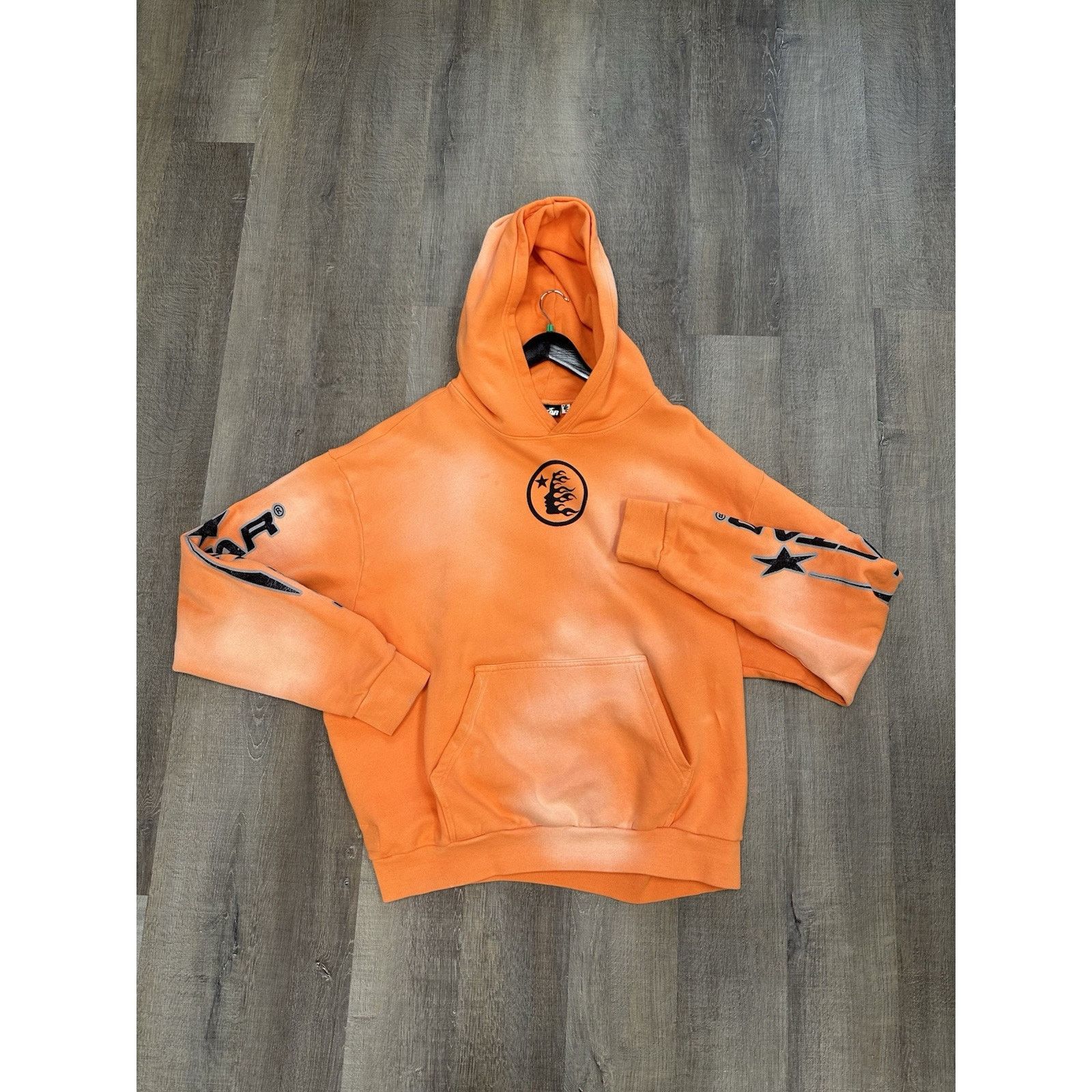 HELLSTAR Size XL - Hellstar Fire Orange Hoodie Size US XL / EU 56 / 4 - 2 Thumbnail