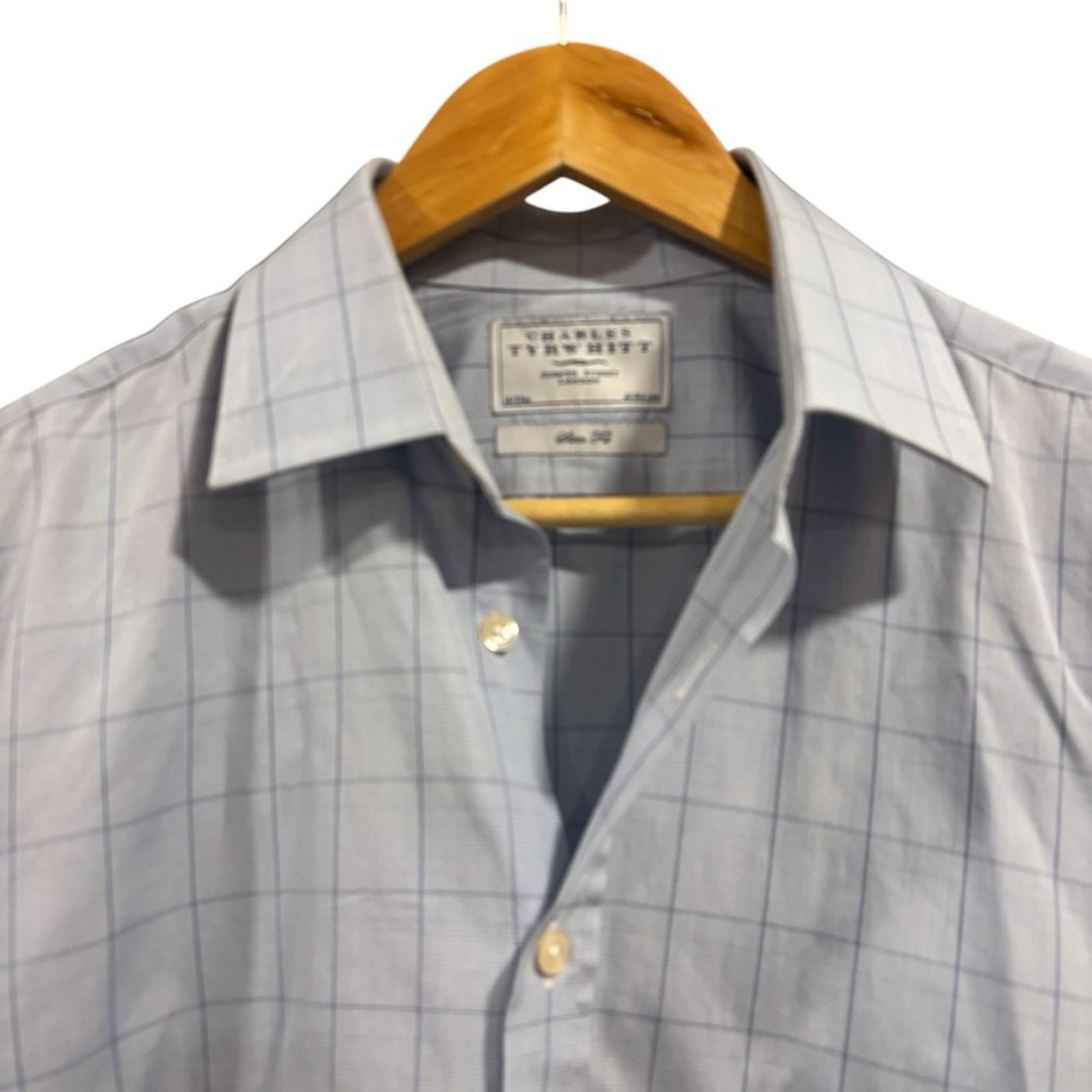 Charles Tyrwhitt CHARLES TYRWHITT Light Blue Dress Shirt, Size 16/33inch Size US S / EU 44-46 / 1 - 2 Thumbnail