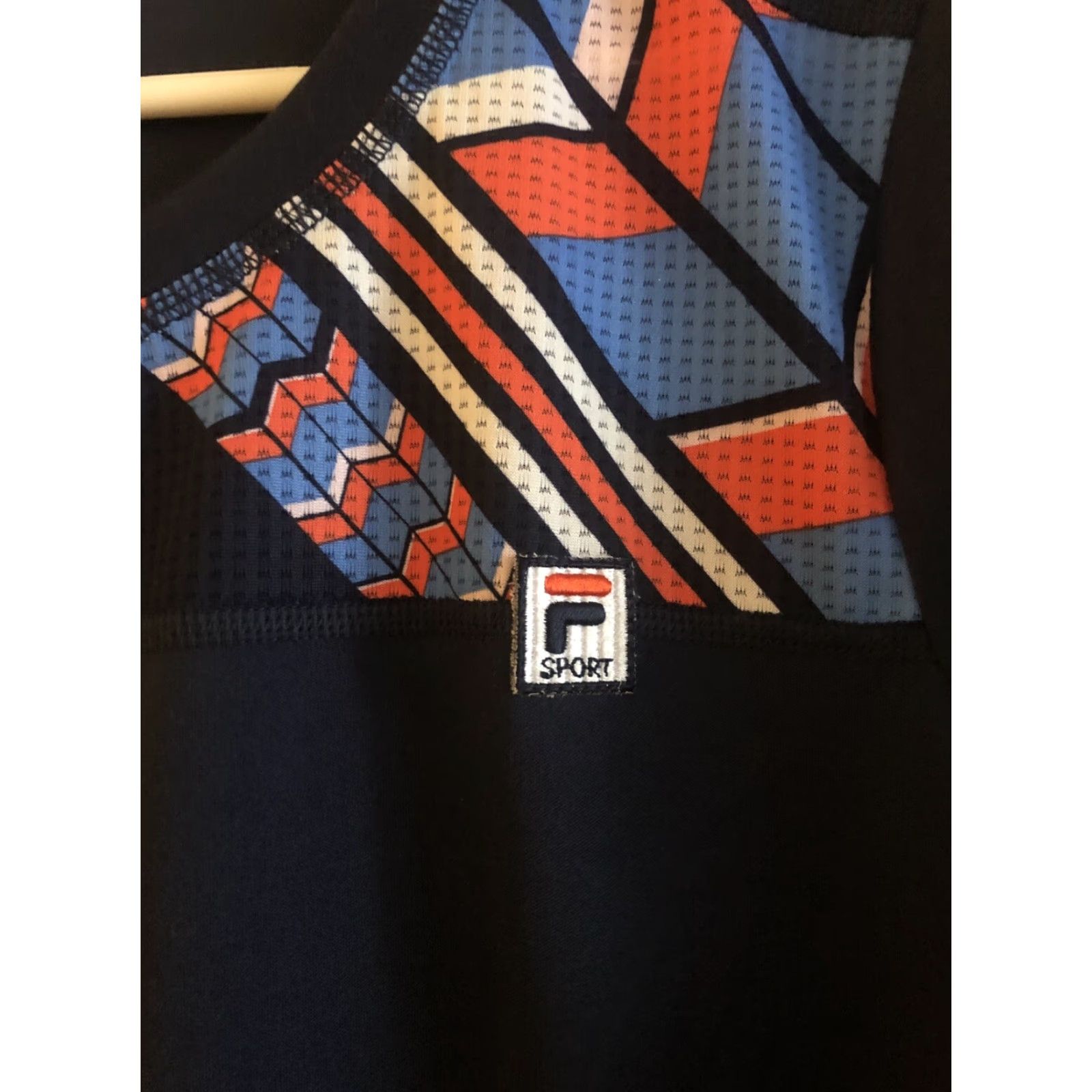 Fila FILA Sport Top Athletic Womens XL Multicolor Short Sleeve Pullover Shirt Gym Activewear Running & Jogging Size XL / US 12-14 / IT 48-50 - 4 Thumbnail