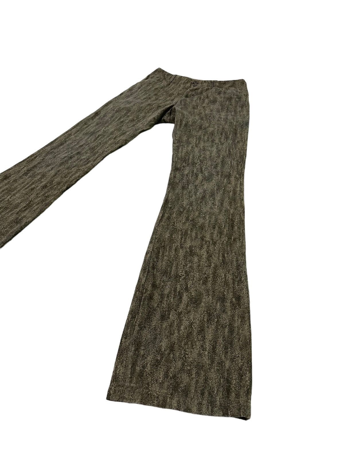Le Grande Bleu (L.G.B.) Flare Pant Katharine Hamnett Full Pattern Low Rise 6🟦3 Size US 28 / EU 44 - 3 Thumbnail
