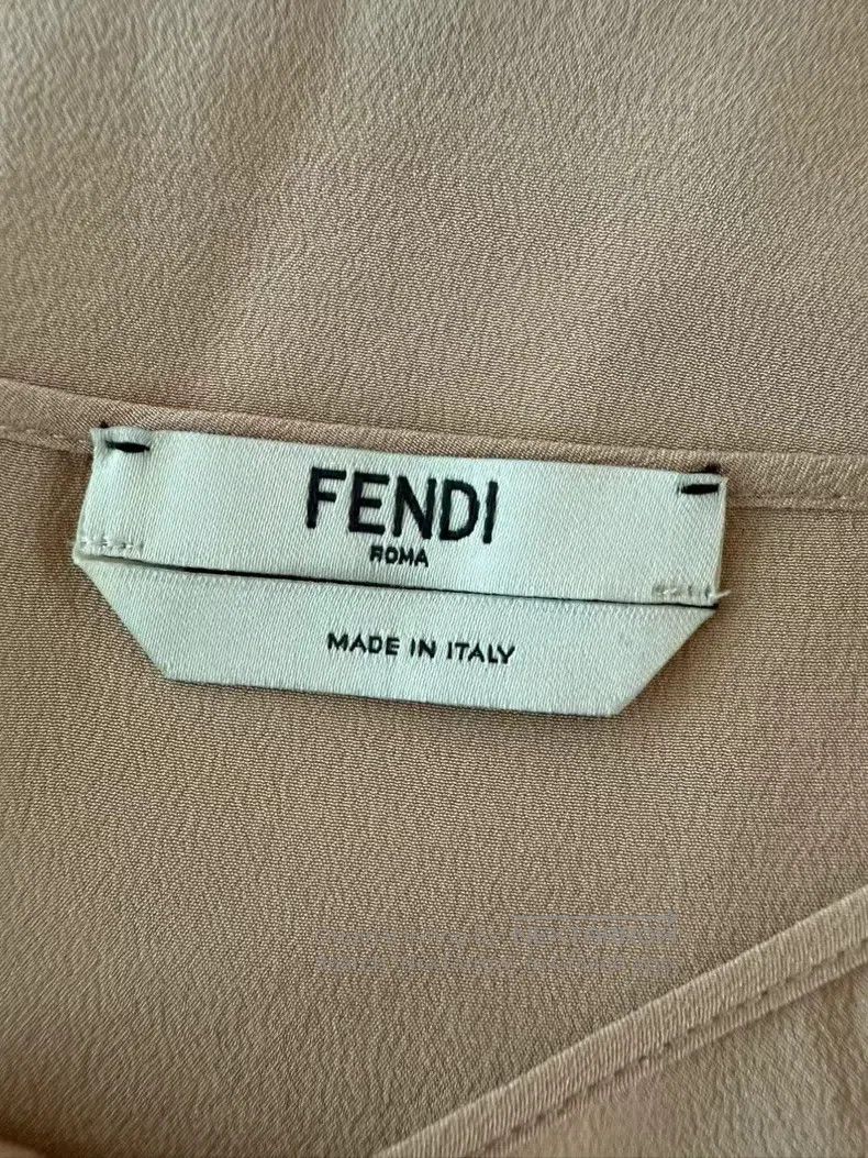 Fendi Fendi Cut-Out Embroidered Dress Size XS / US 0-2 / IT 36-38 - 7 Thumbnail
