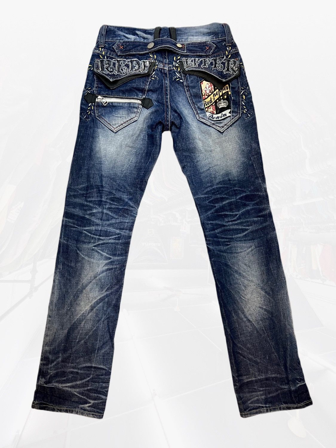 Hysteric Glamour Redpepper Seditionaries Distressed Jeans Size US 32 / EU 48 - 1 Thumbnail