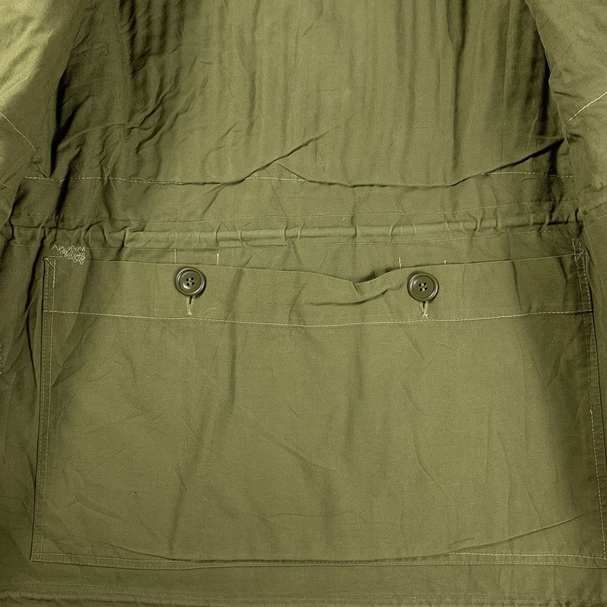 Vintage 60’s Danish Army Military HBT Field Jacket Size US L / EU 52-54 / 3 - 5 Thumbnail