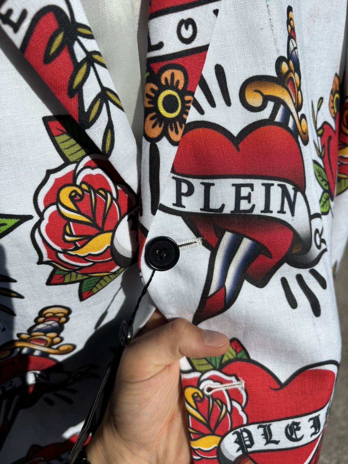 Philipp Plein philipp plein blazer linen Size 52L - 3 Thumbnail