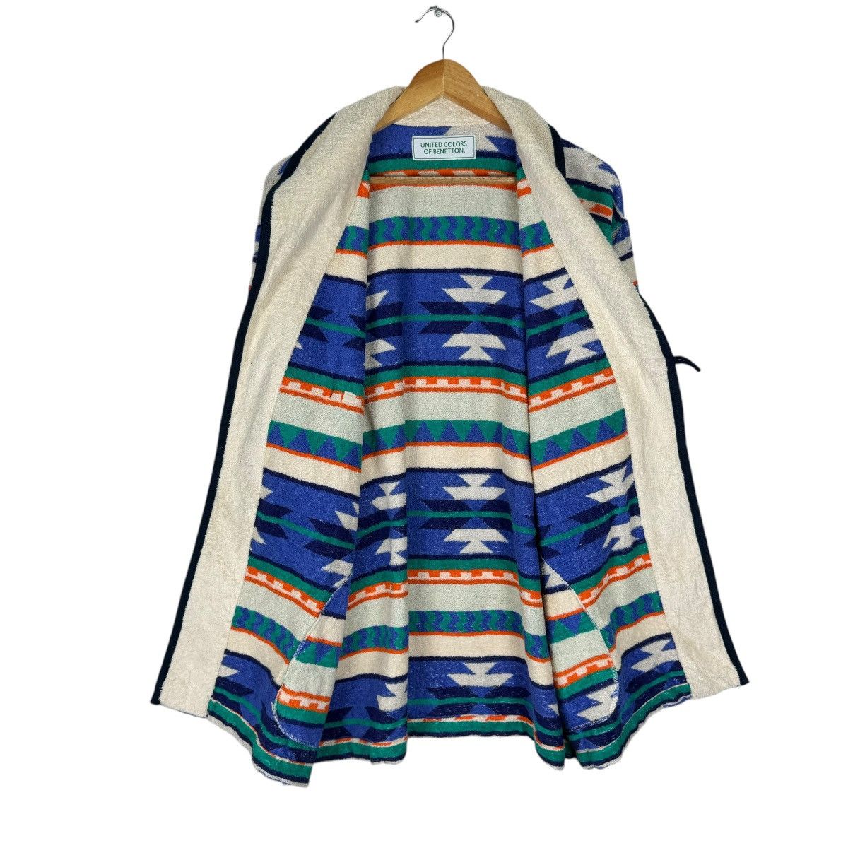 Benetton × Native × United Colors Of Benetton ⚡️UNITED COLORS OF BENETTON BATH NAVAJO JACKET Size US L / EU 52-54 / 3 - 8 Thumbnail
