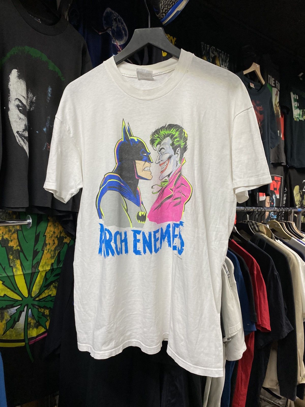 DC Comics × Vintage Vintage 90’s DC Comics Batman Robin Tee Shirt Medium Size US M / EU 48-50 / 2 - 1 Thumbnail