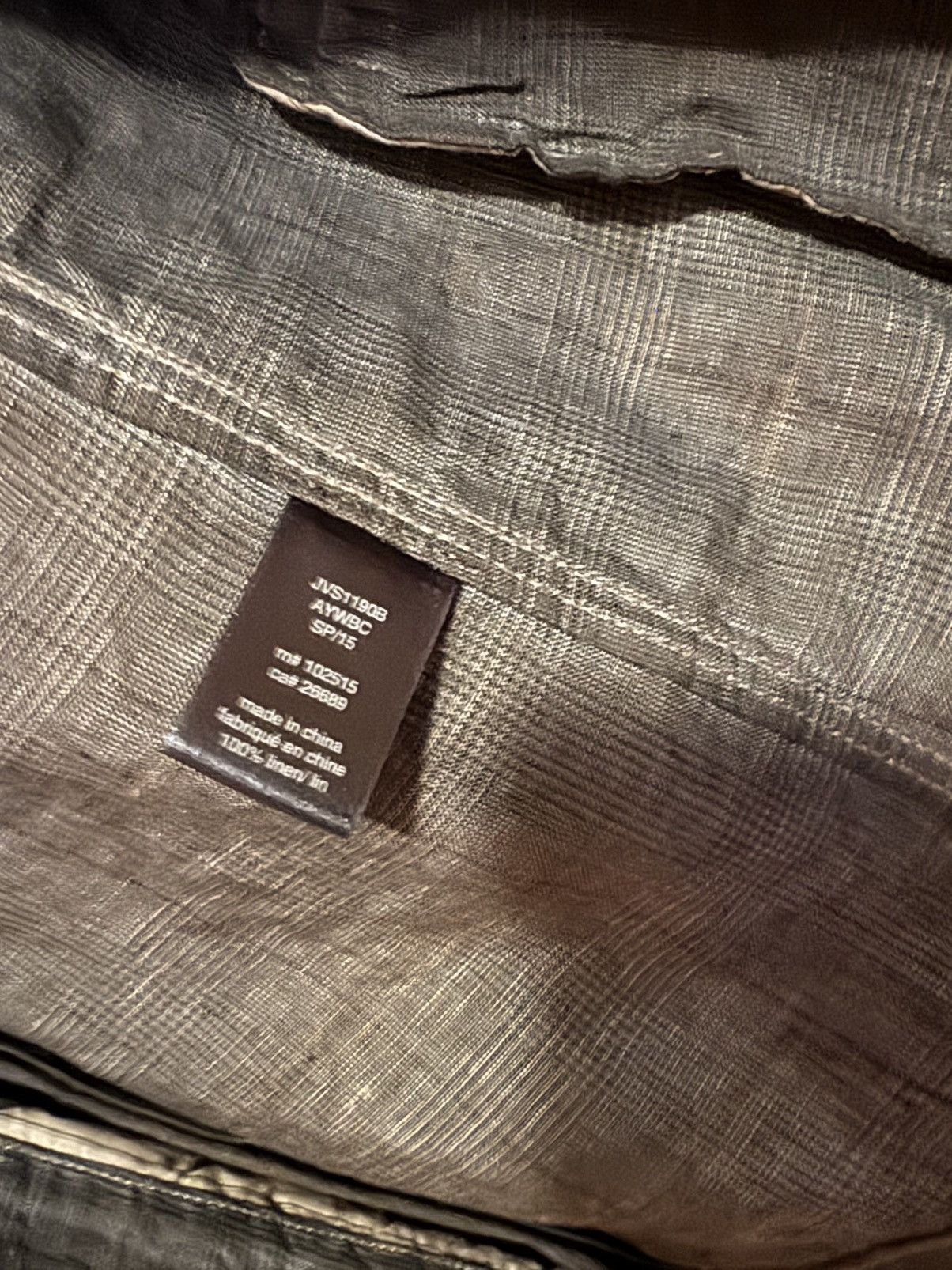 John Varvatos John Varvatos Cold Water Wash Blazer Jacket Brown Size 40 Size 40R - 6 Thumbnail