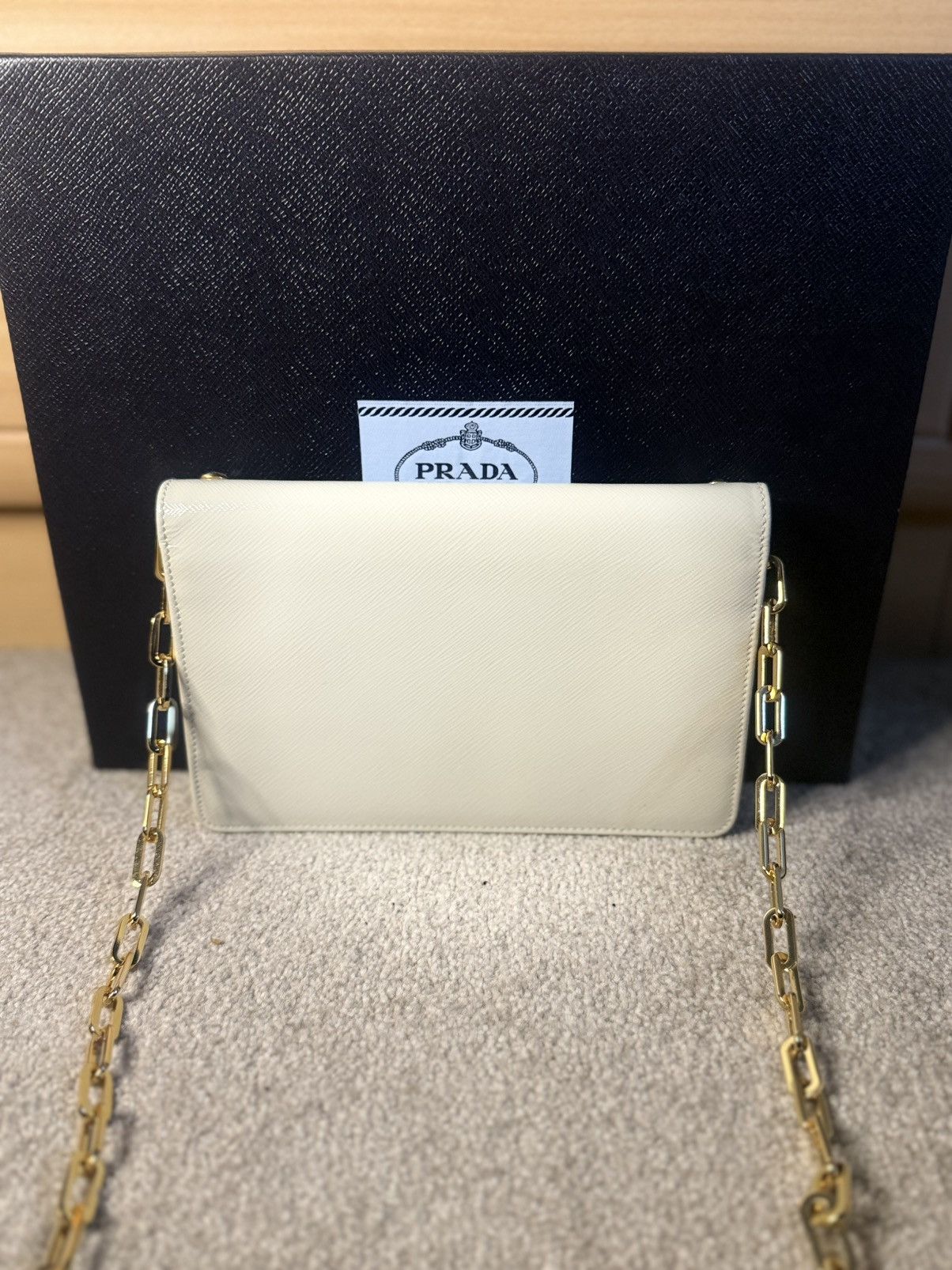 Prada prada team talco saffiano leather rhinestone jewel bijoux Size ONE SIZE - 4 Thumbnail