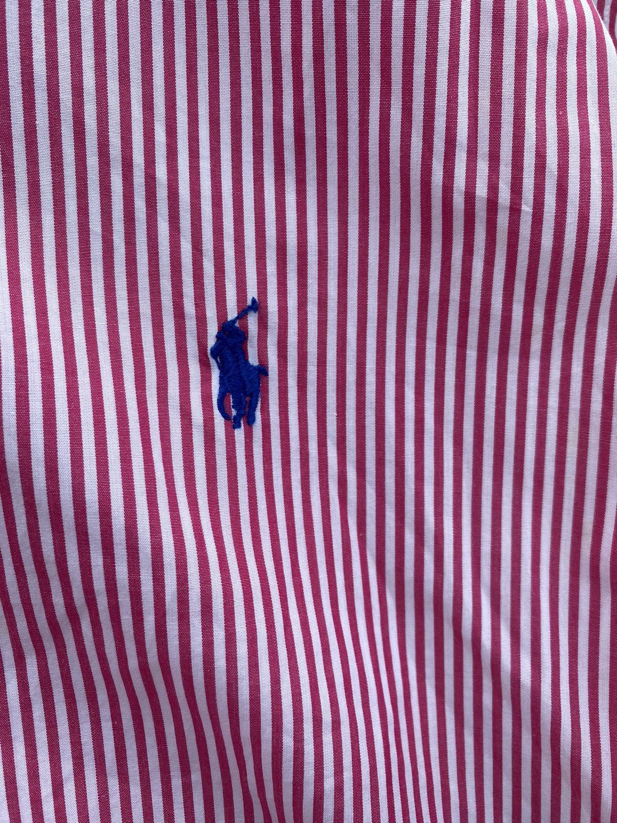 Polo Ralph Lauren Polo Ralph Lauren Pink Stripe Long Sleeved Button Up Shirt Size XL / US 12-14 / IT 48-50 - 3 Thumbnail